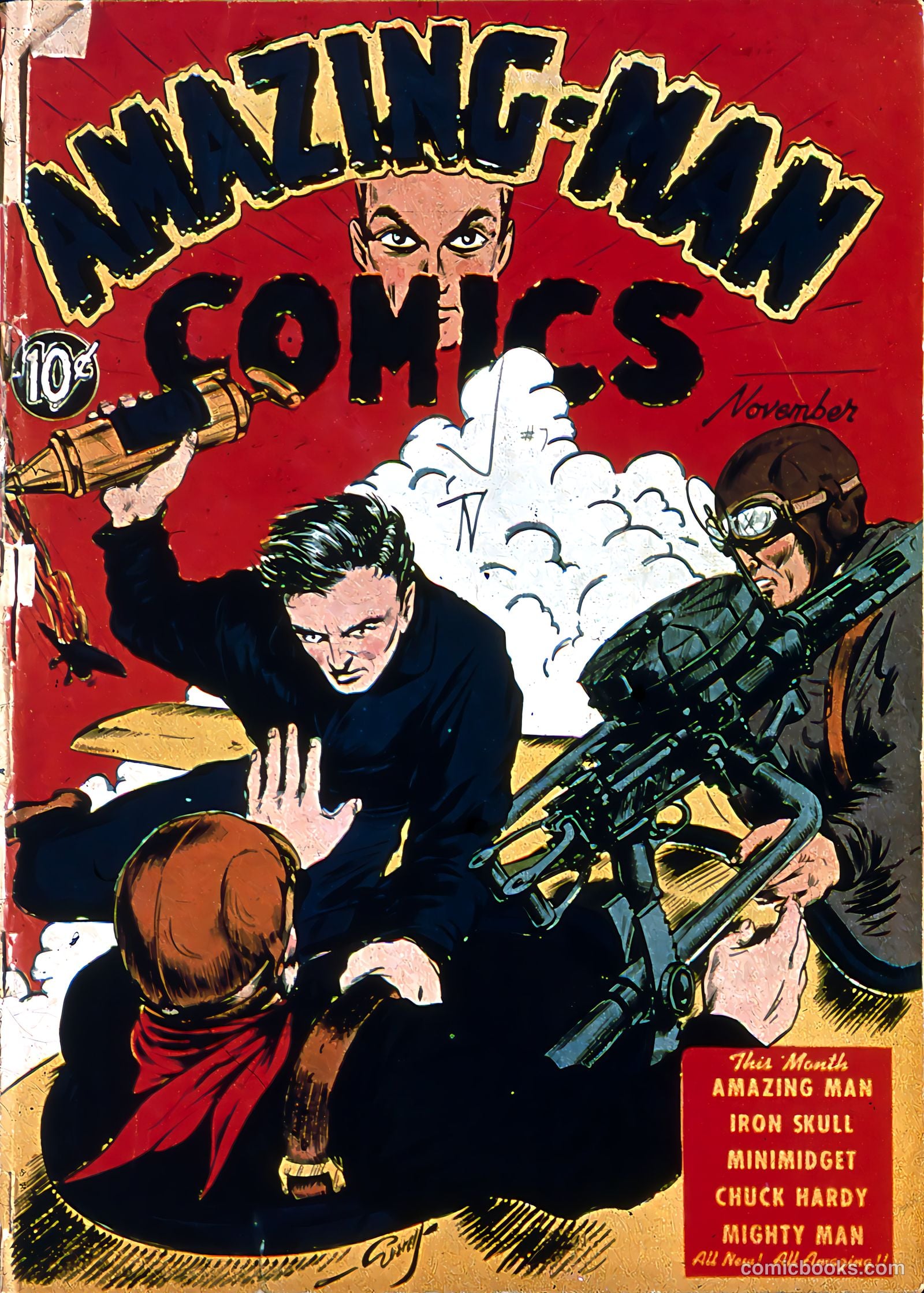Amazing Man Comics #7 — page 1 of 70