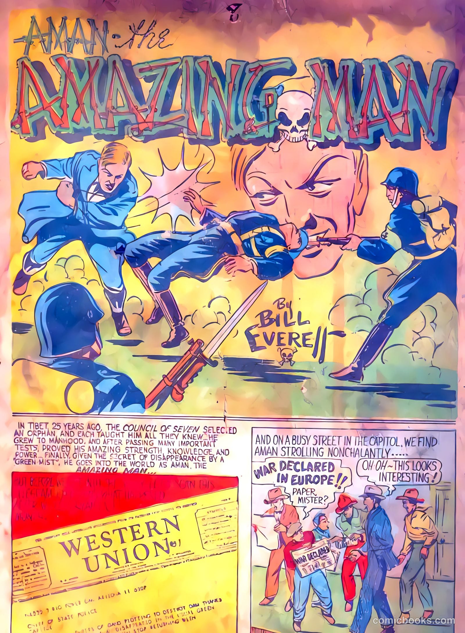 Amazing Man Comics #8 — page 3 of 76