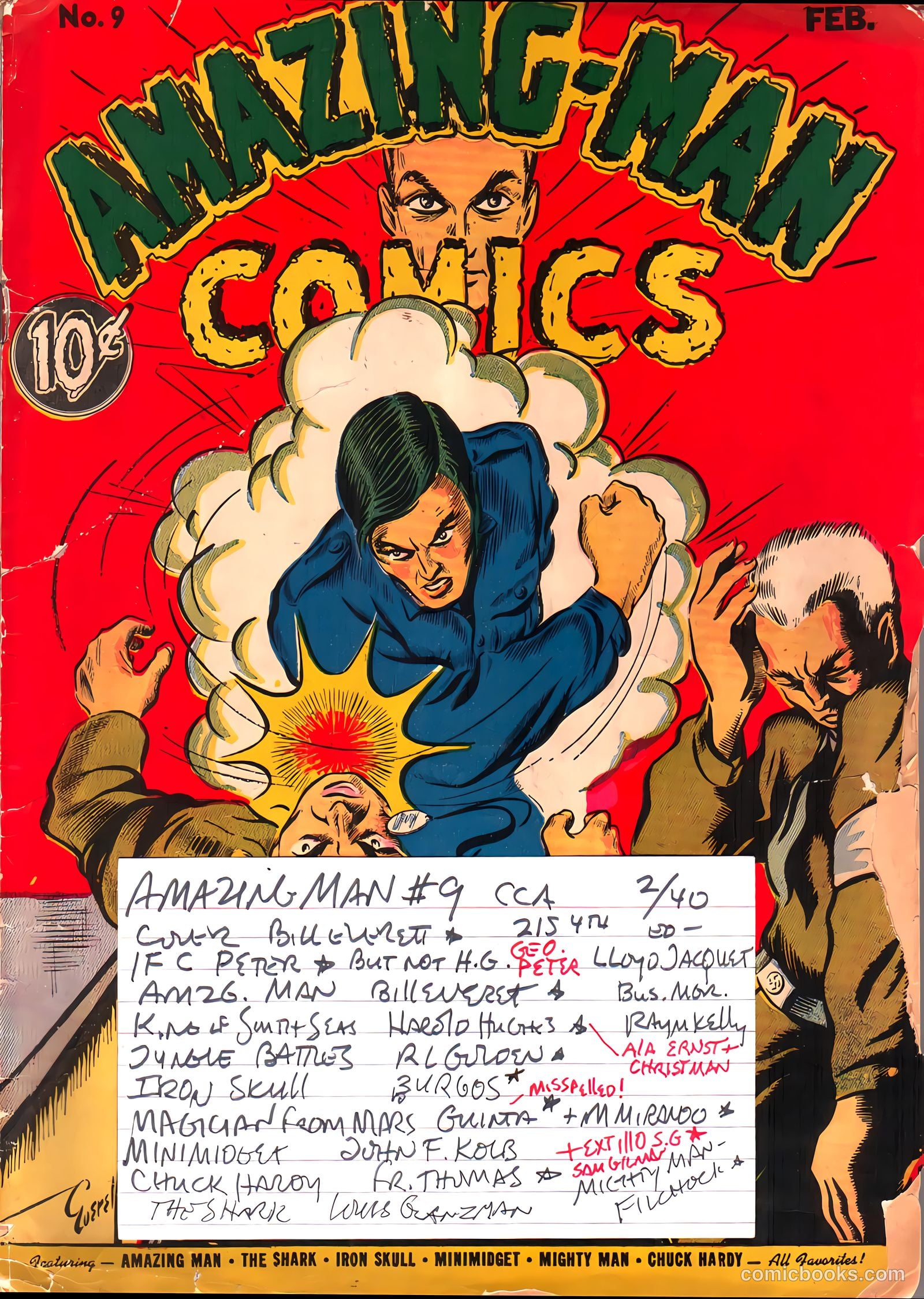 Amazing Man Comics #9 — page 2 of 69