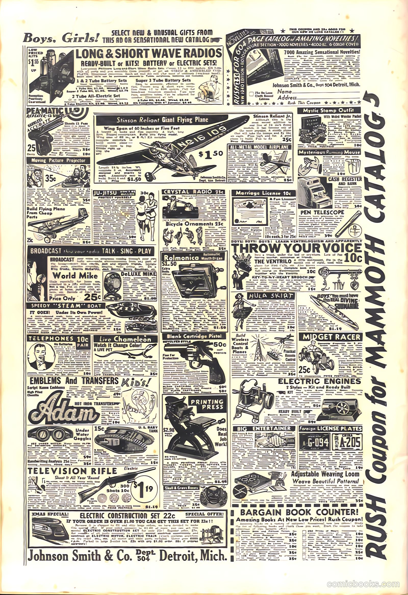 Amazing Mystery Funnies #1 — page 68 of 68