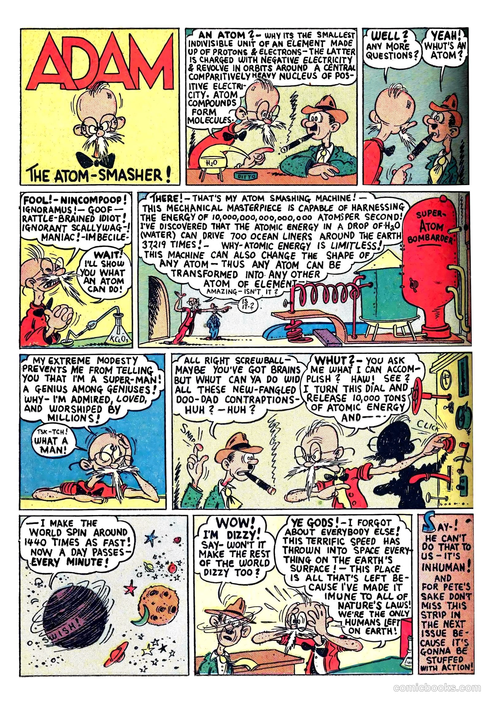 Amazing Mystery Funnies #12 — page 50 of 52