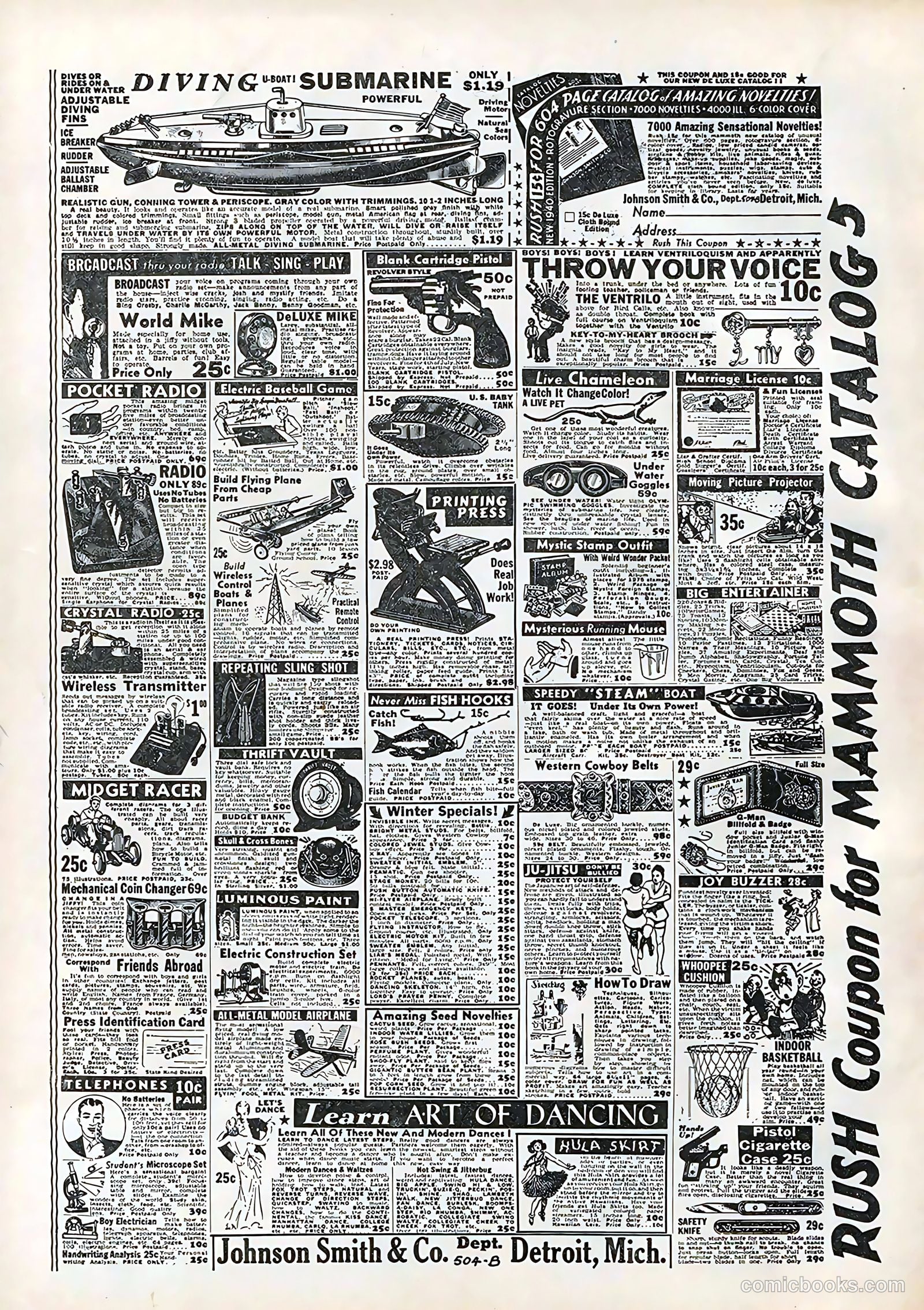 Amazing Mystery Funnies #19 — page 67 of 67