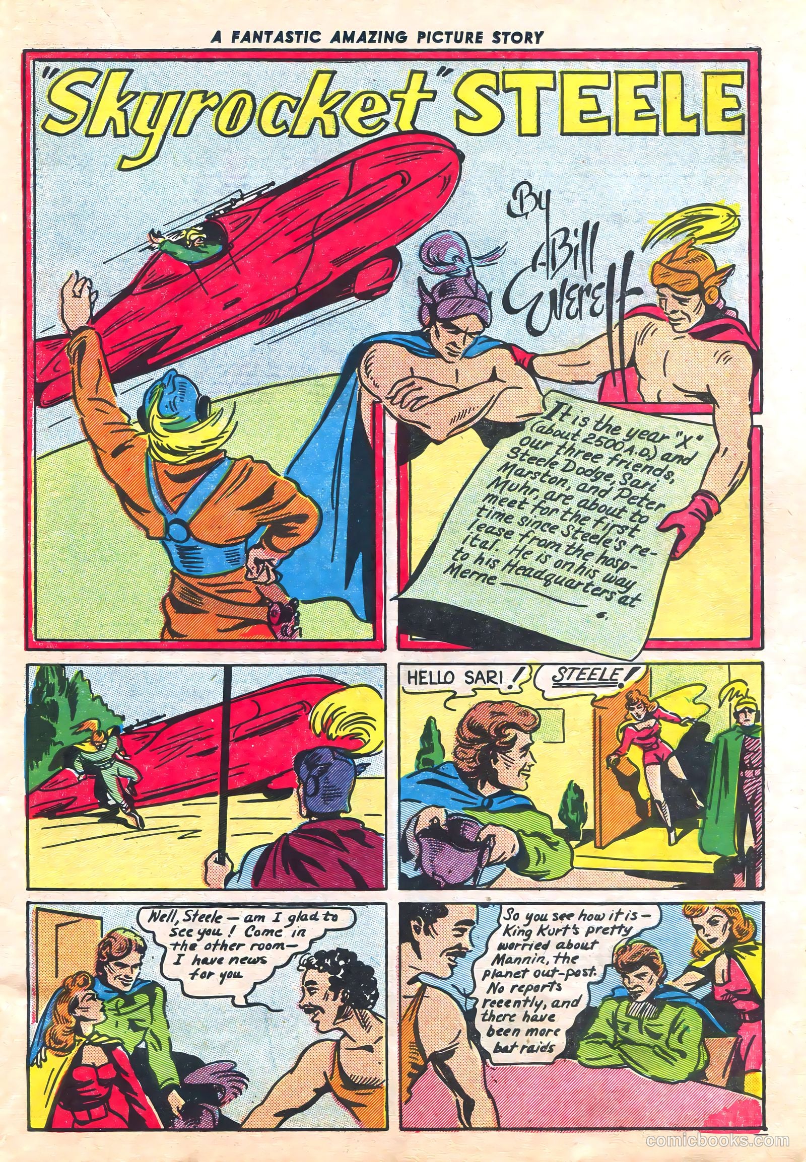 Amazing Mystery Funnies #2 — page 2 of 50