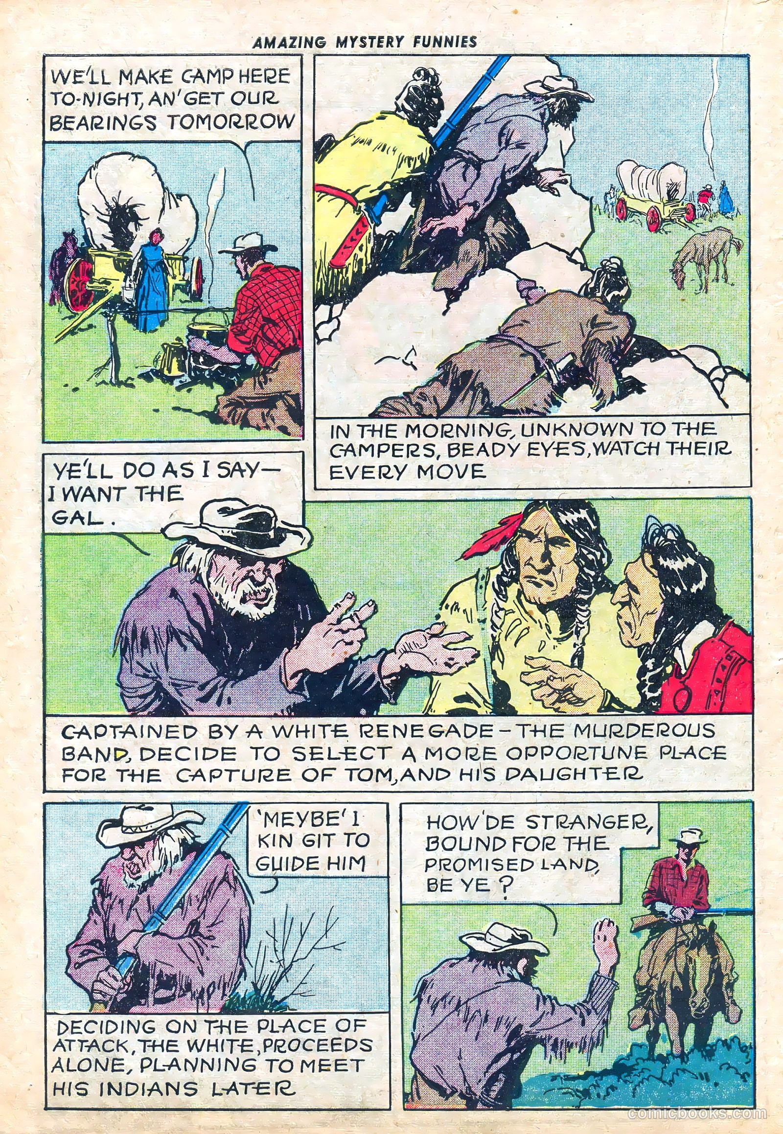 Amazing Mystery Funnies #2 — page 36 of 50