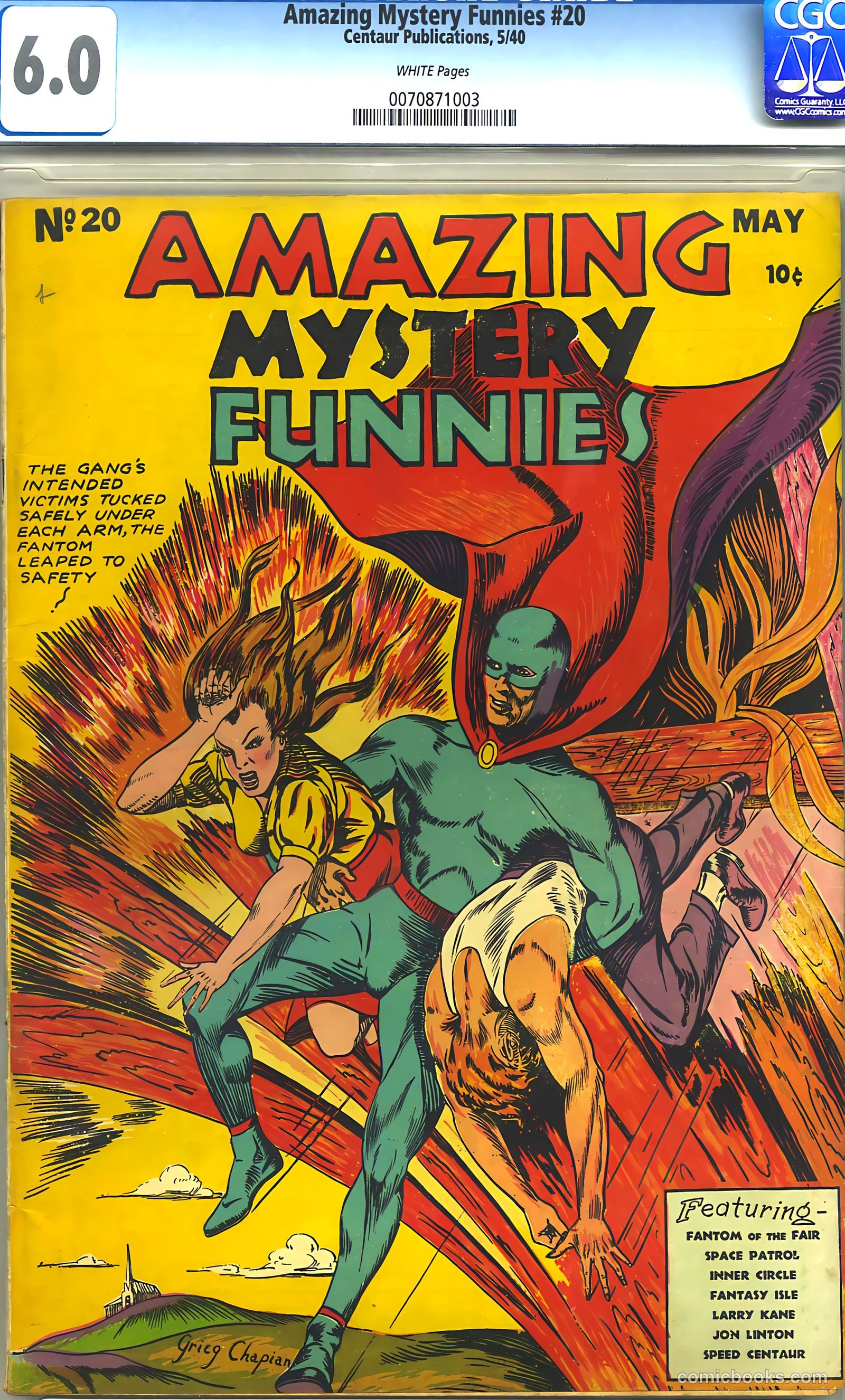 Amazing Mystery Funnies #20 — page 1 of 8