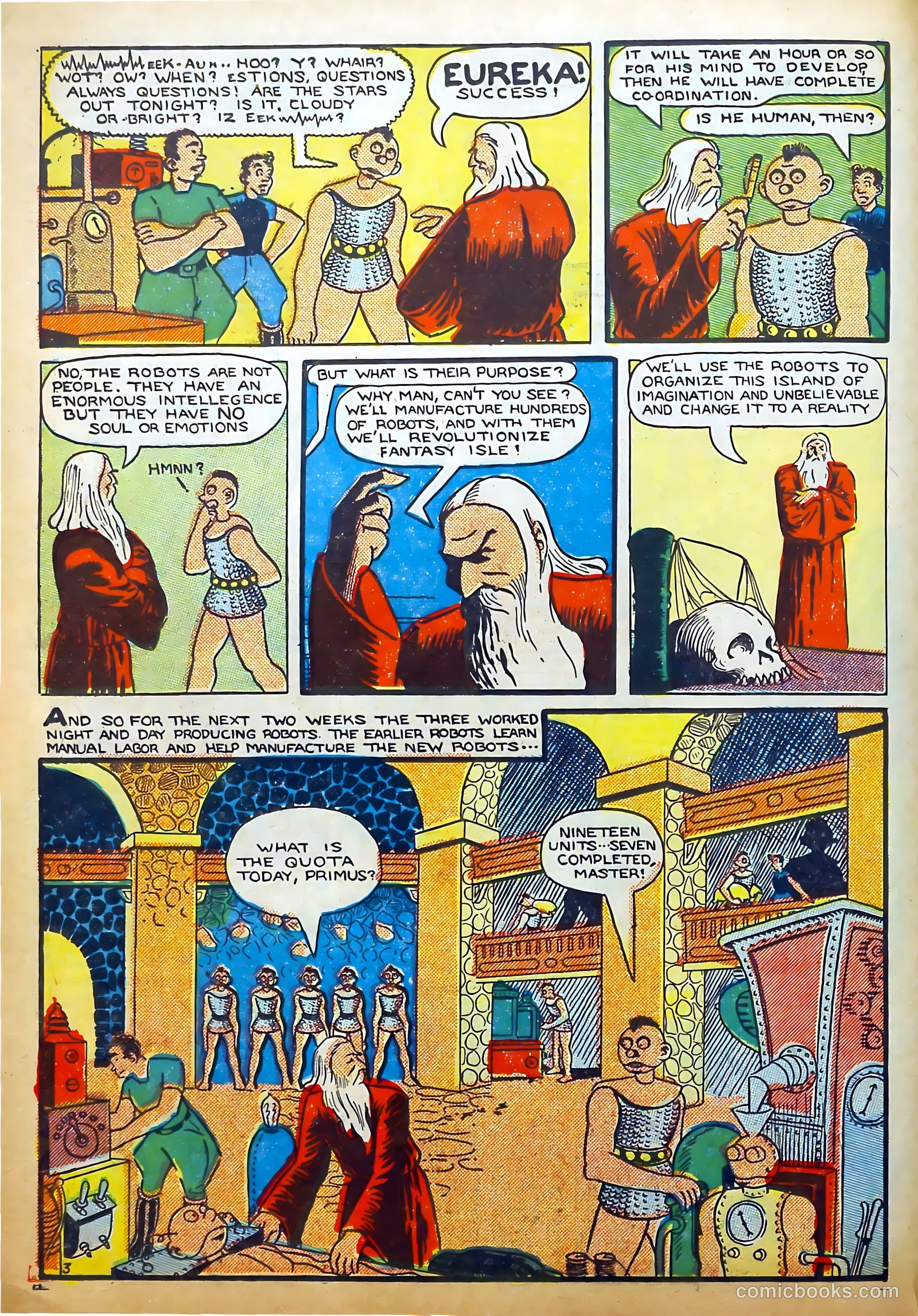 Amazing Mystery Funnies #21 — page 19 of 61