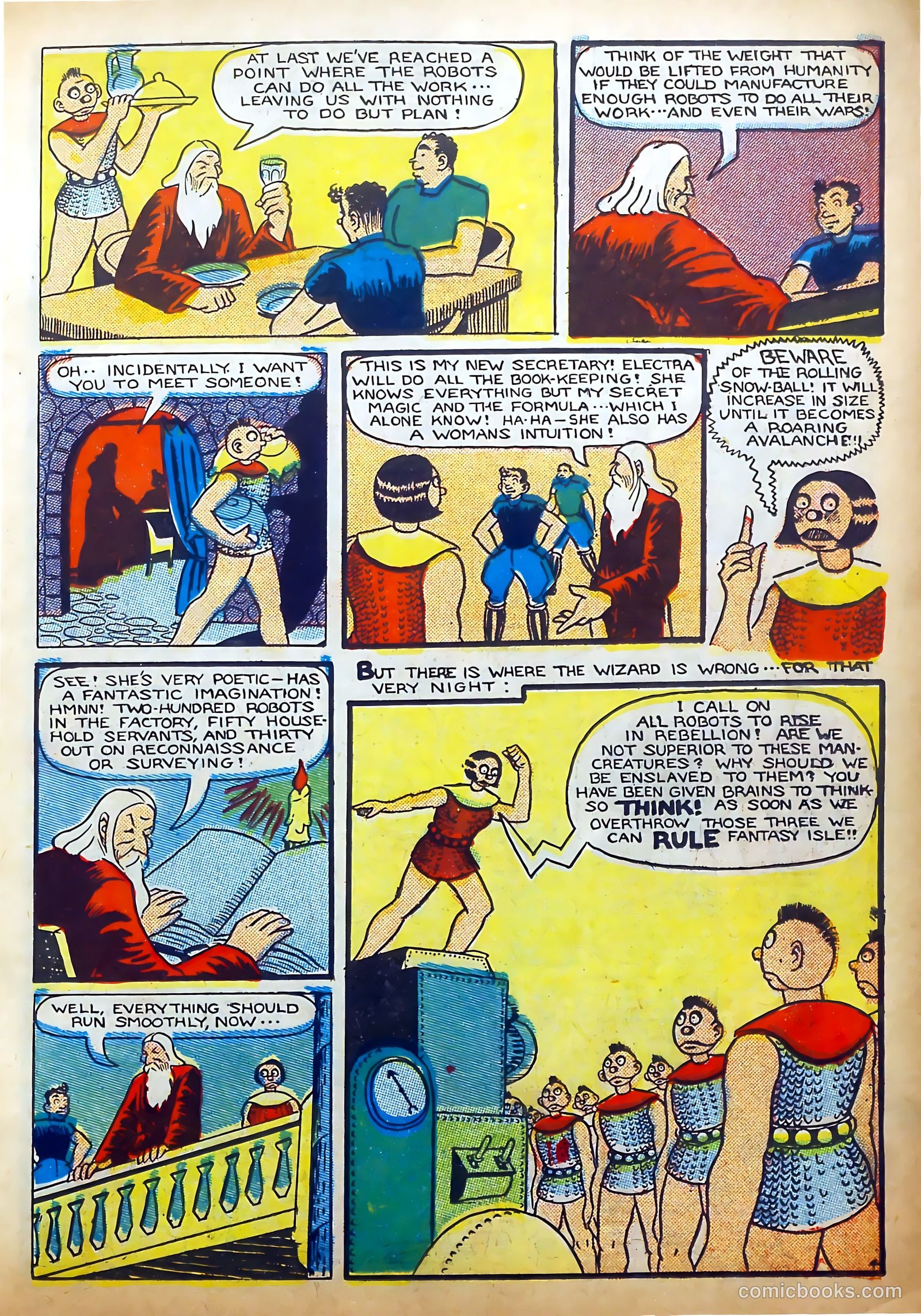 Amazing Mystery Funnies #21 — page 20 of 61