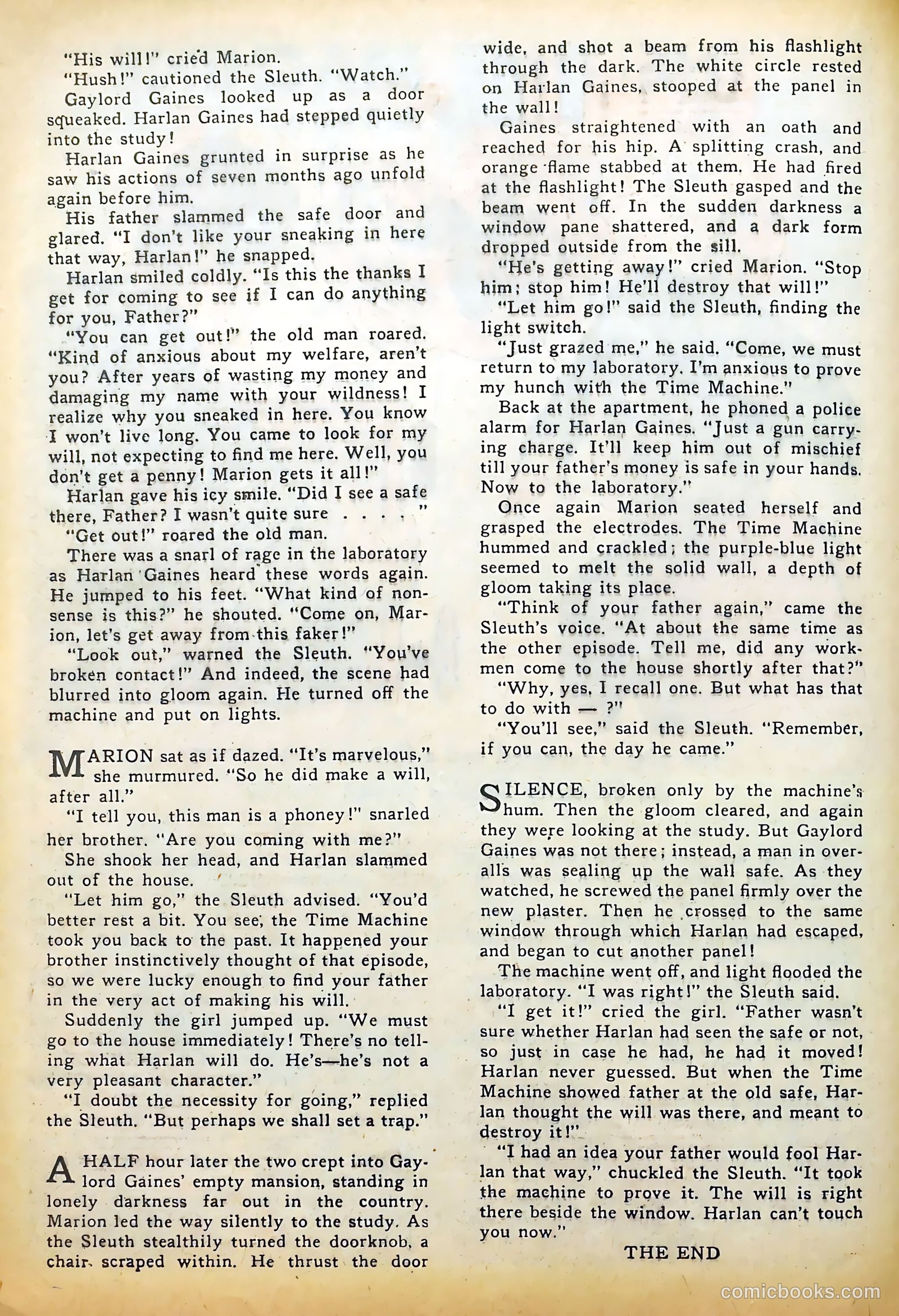 Amazing Mystery Funnies #21 — page 29 of 61