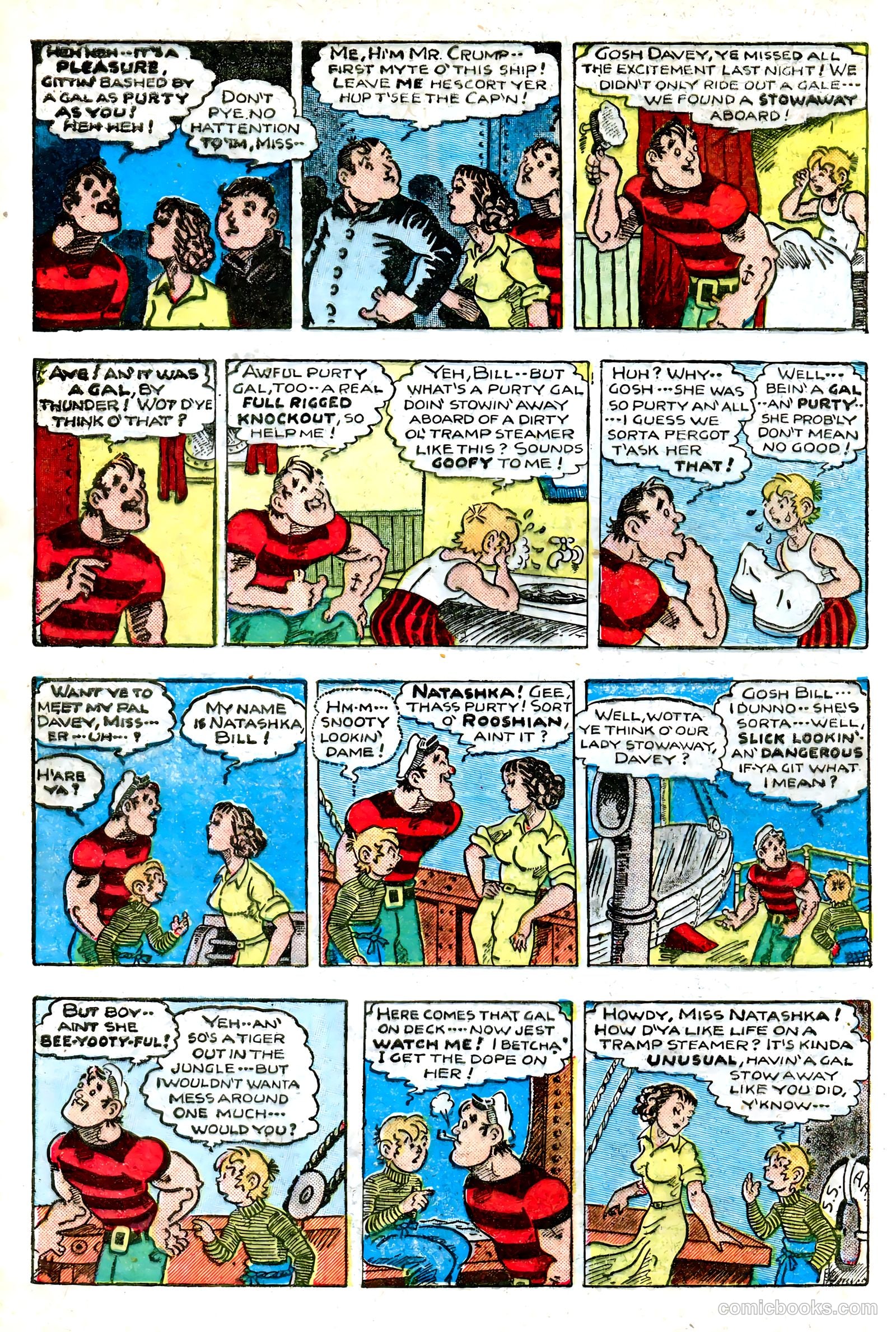 Amazing Mystery Funnies #22 — page 35 of 66