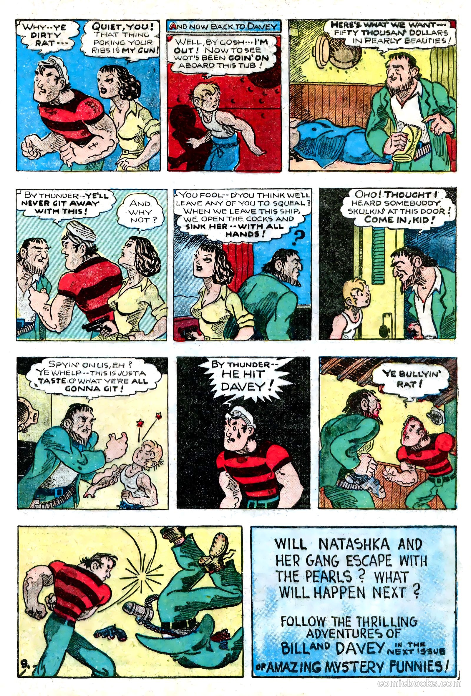 Amazing Mystery Funnies #22 — page 40 of 66