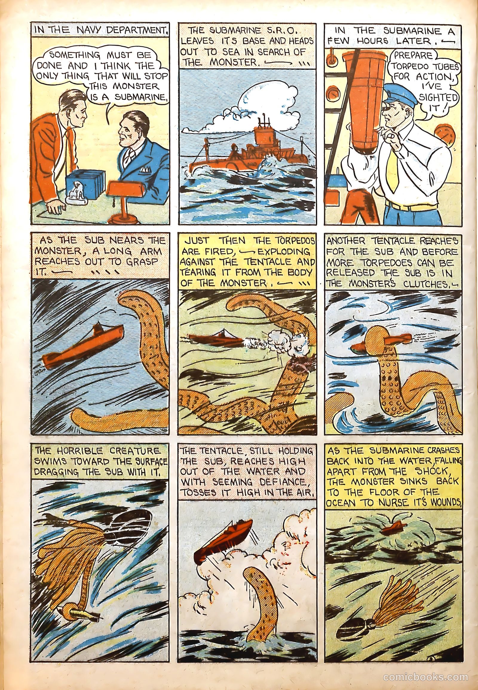 Amazing Mystery Funnies #23 — page 19 of 64