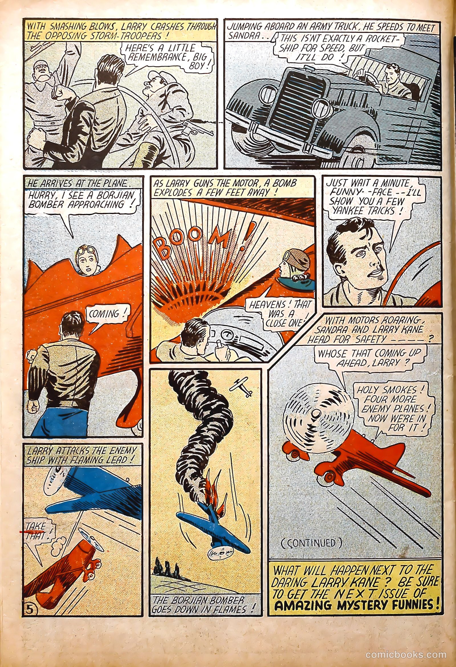 Amazing Mystery Funnies #23 — page 56 of 64