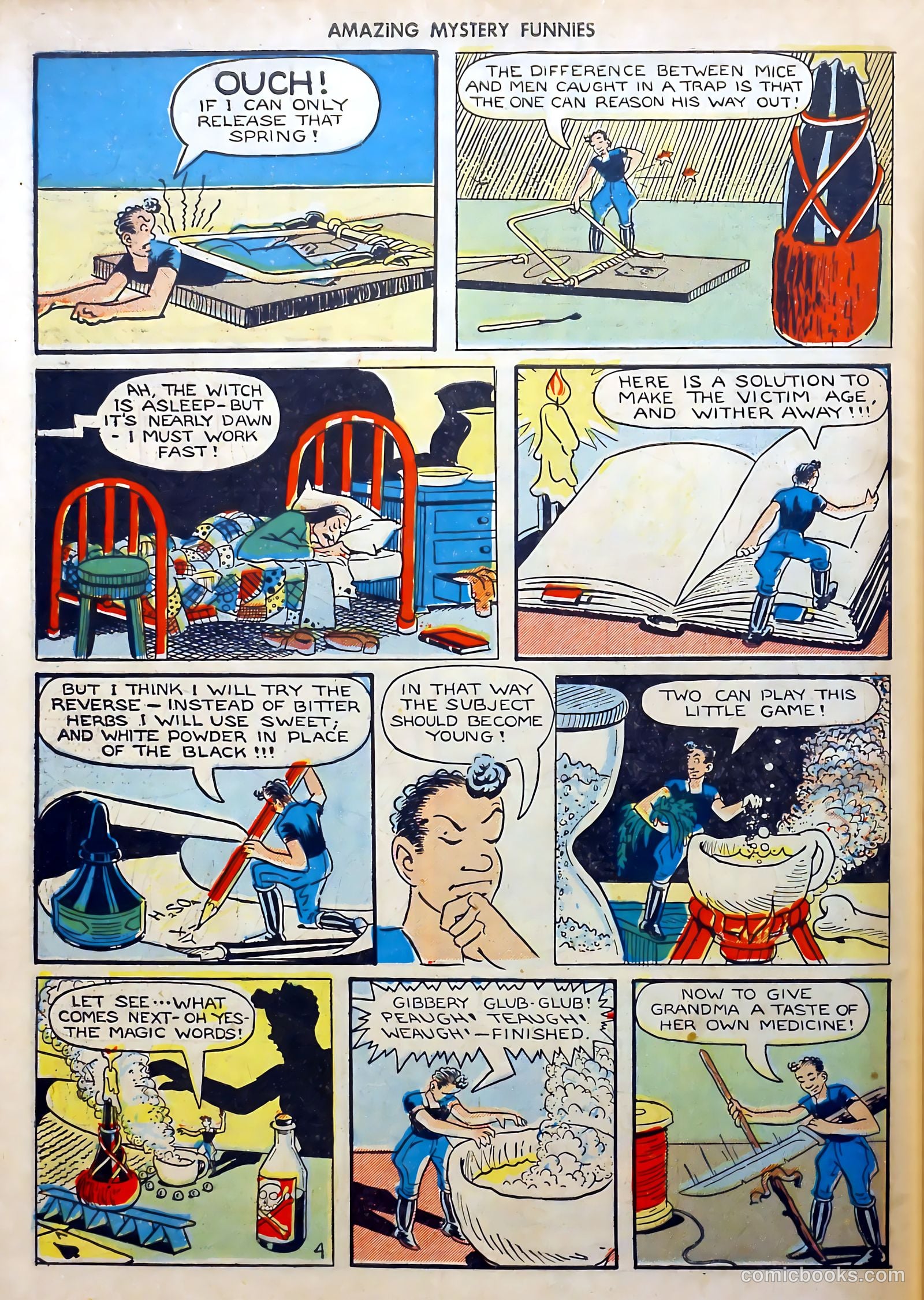 Amazing Mystery Funnies #24 — page 13 of 65