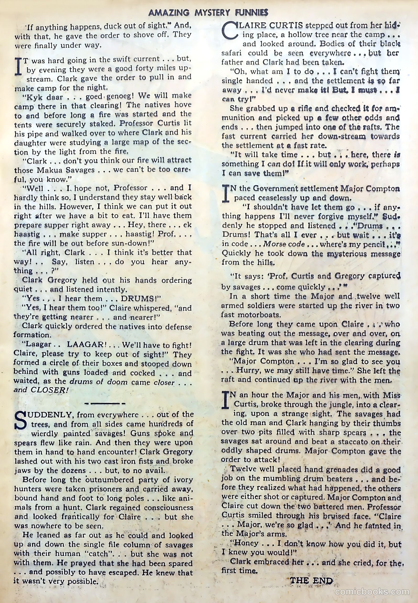 Amazing Mystery Funnies #24 — page 32 of 65