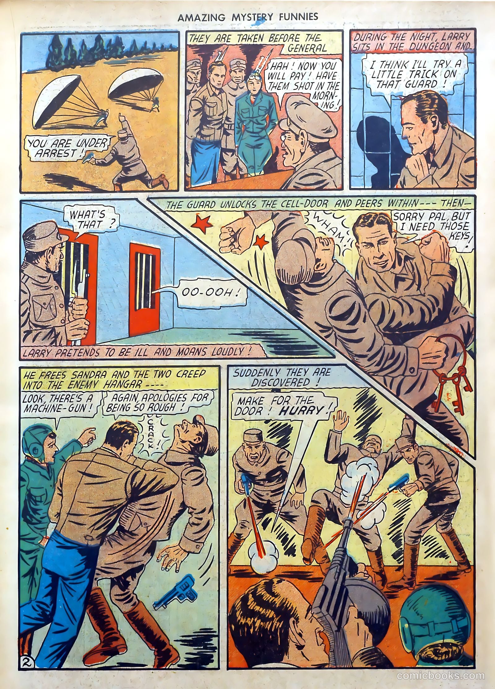 Amazing Mystery Funnies #24 — page 34 of 65