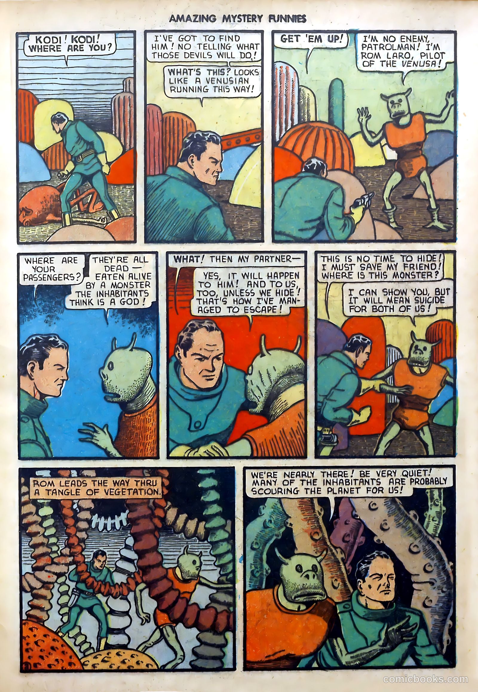 Amazing Mystery Funnies #24 — page 40 of 65
