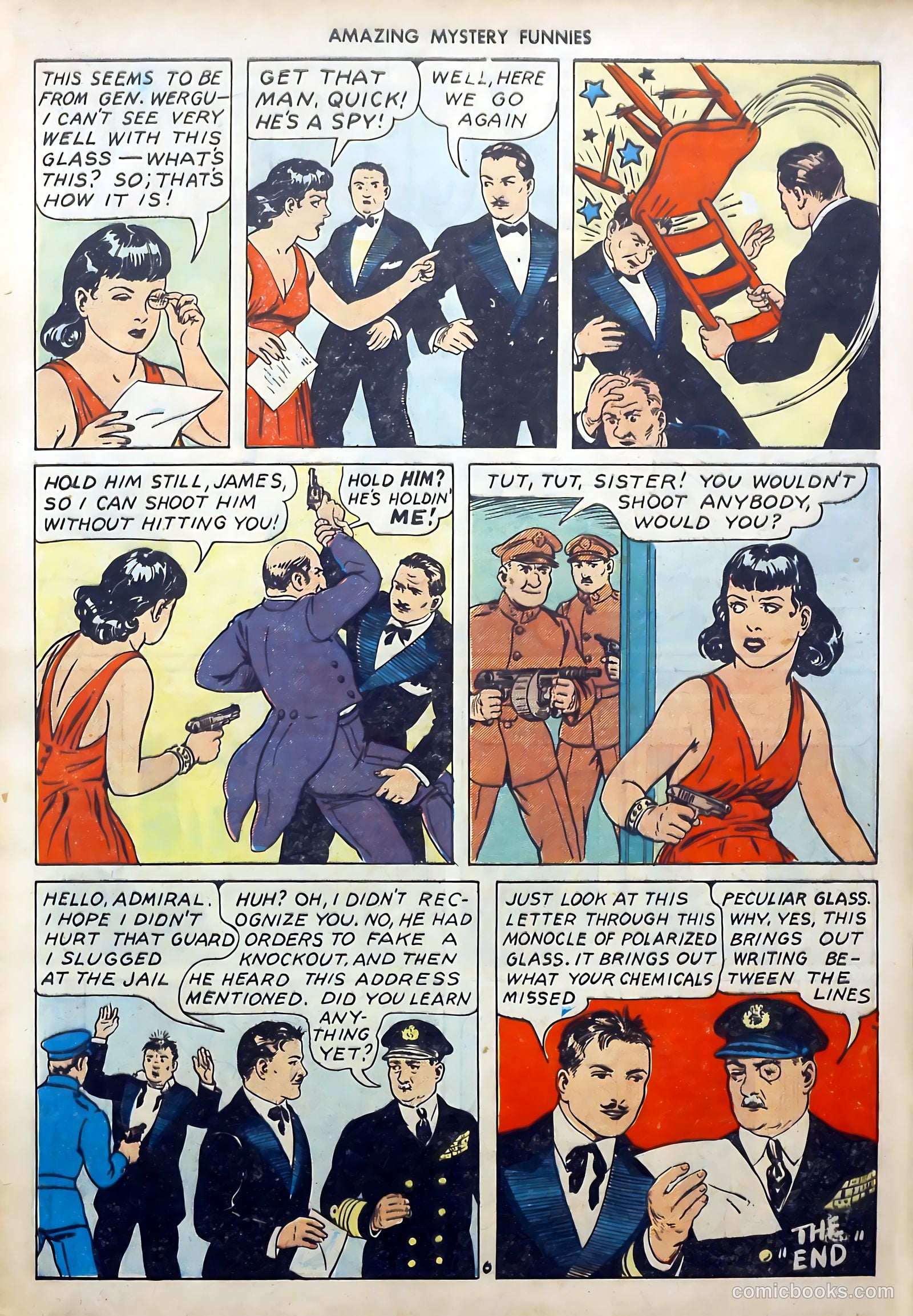 Amazing Mystery Funnies #24 — page 56 of 65