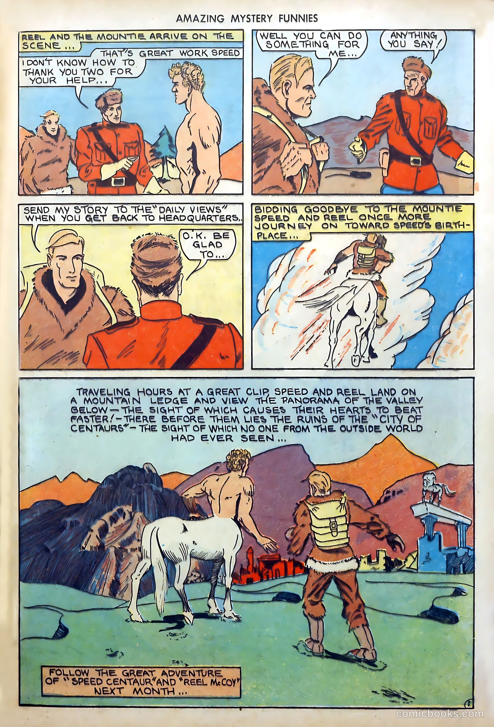 Amazing Mystery Funnies #24 — page 64 of 65