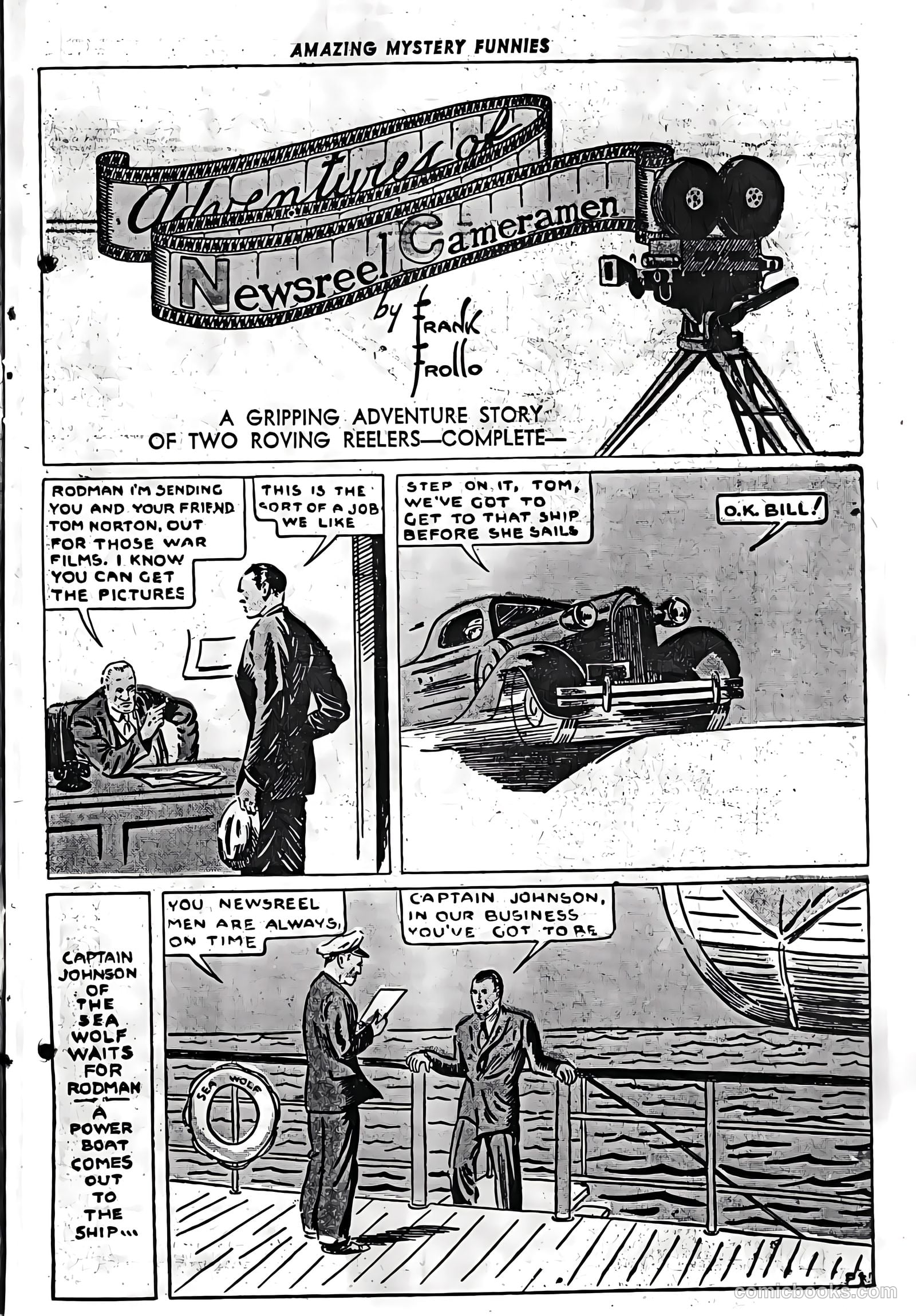 Amazing Mystery Funnies #3 — page 8 of 53