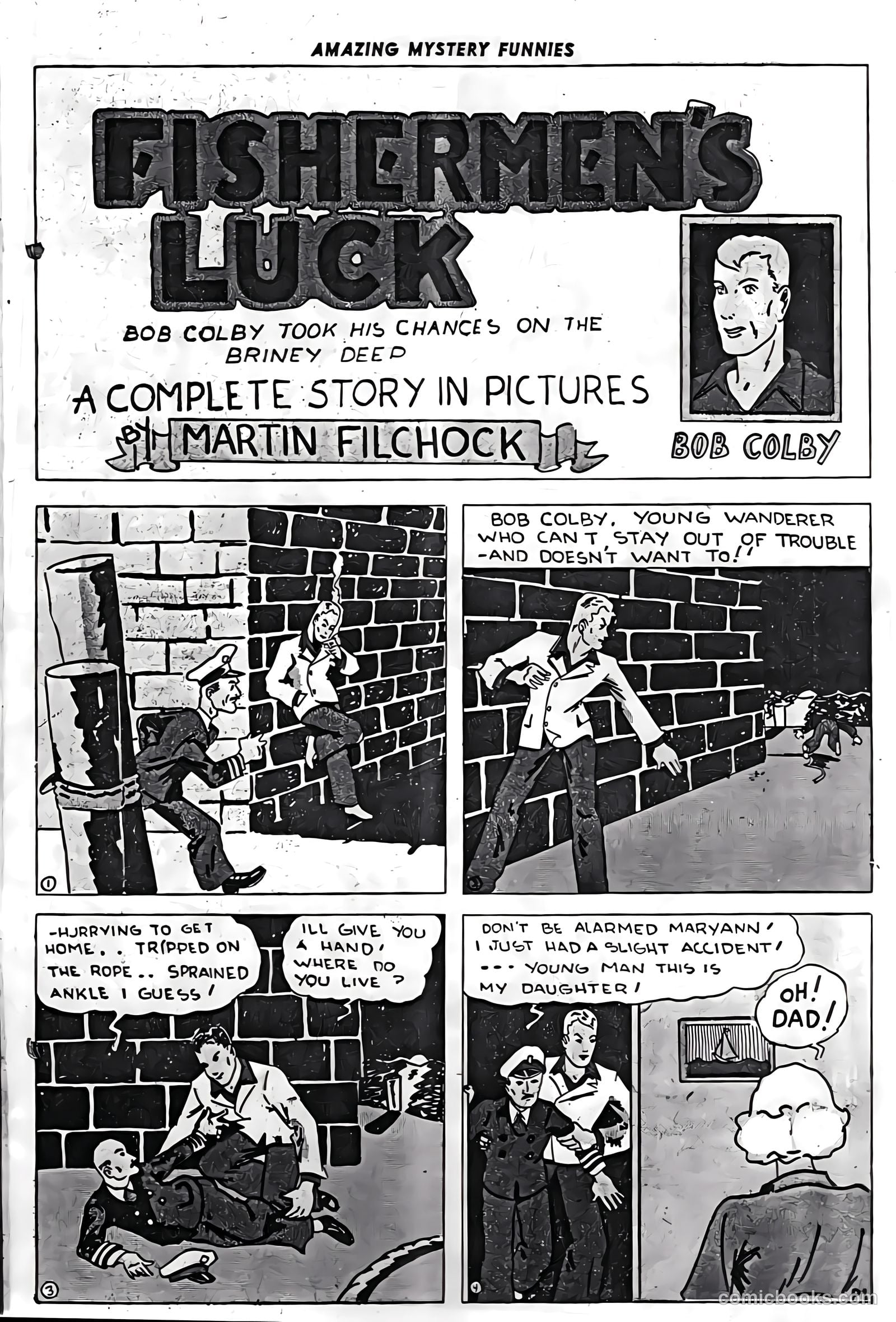 Amazing Mystery Funnies #3 — page 38 of 53