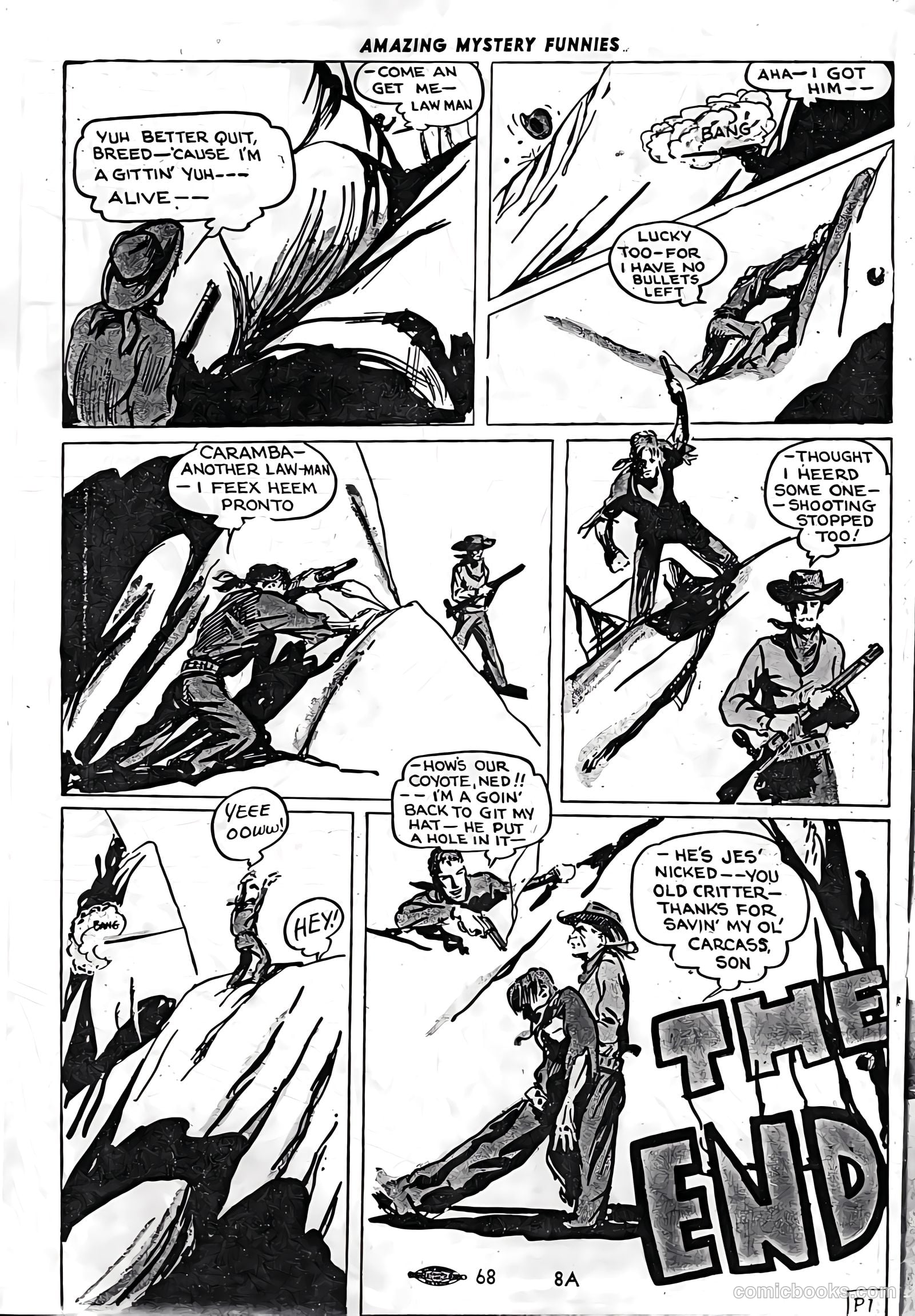 Amazing Mystery Funnies #3 — page 51 of 53