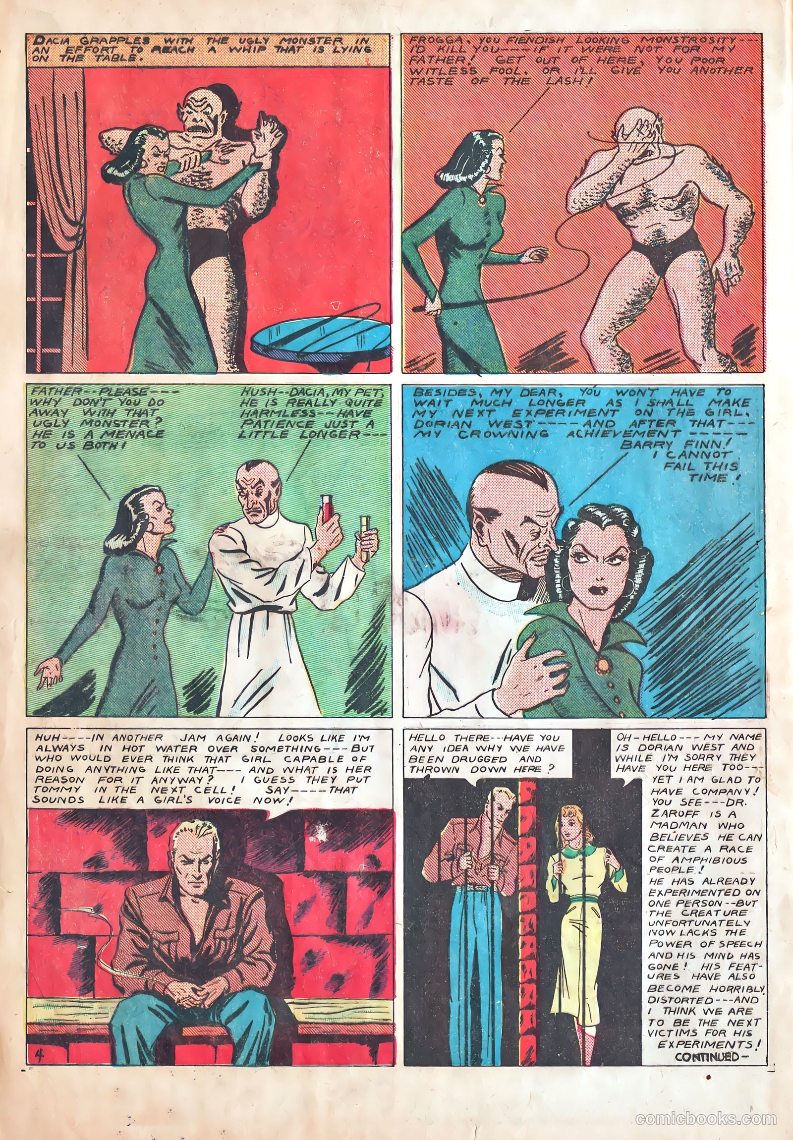 Amazing Mystery Funnies #4 — page 37 of 42