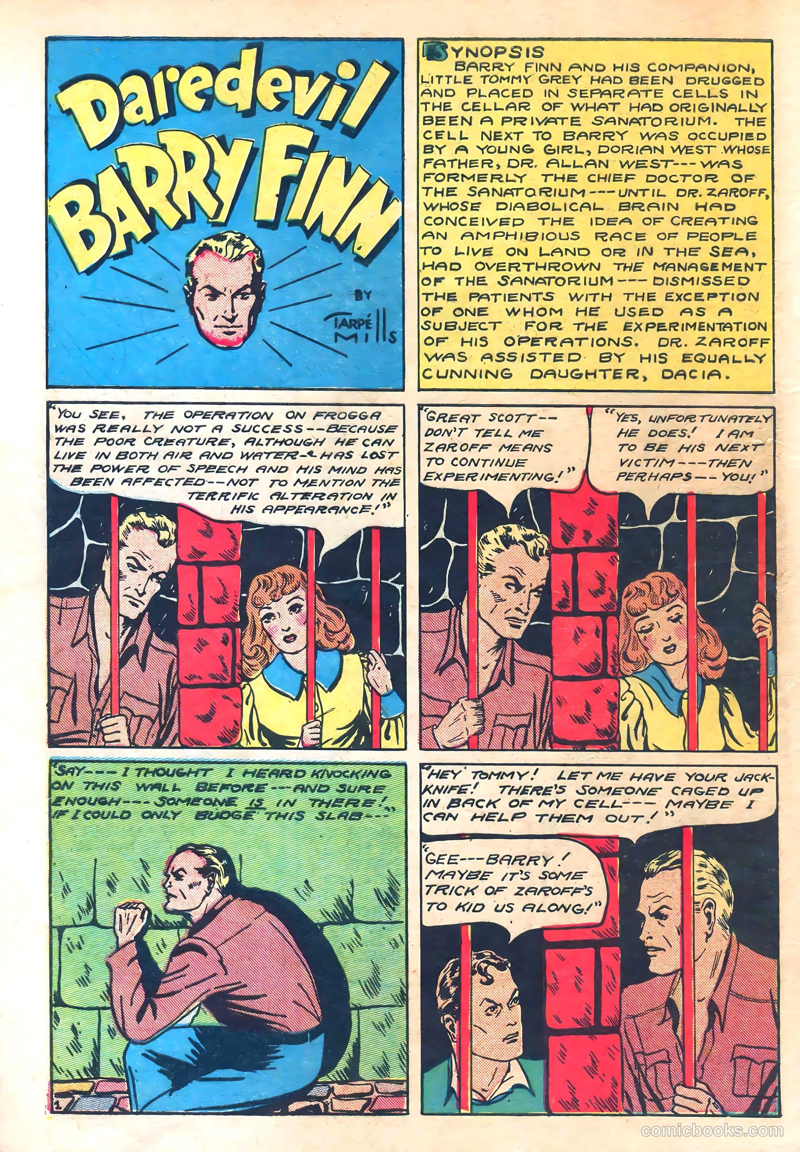 Amazing Mystery Funnies #5 — page 40 of 52