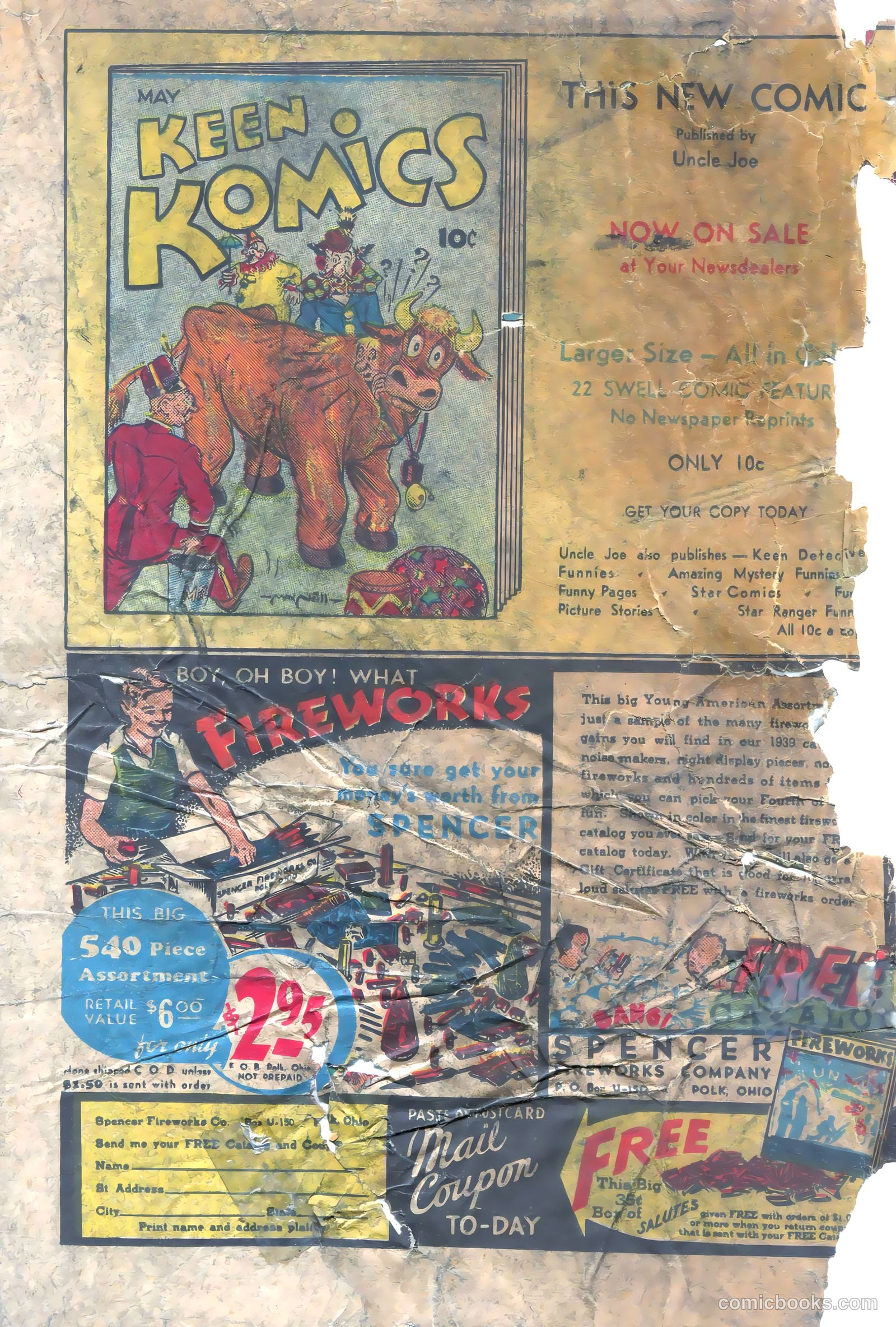 Amazing Mystery Funnies #5 — page 50 of 52