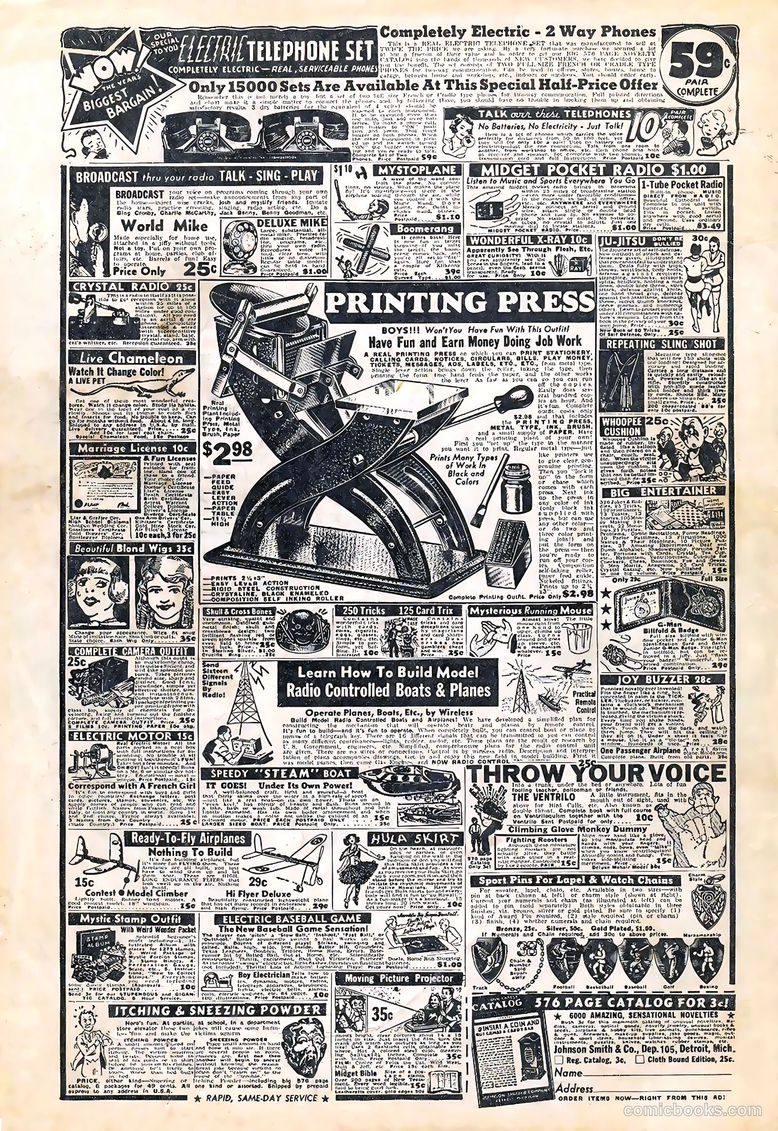 Amazing Mystery Funnies #5 — page 52 of 52