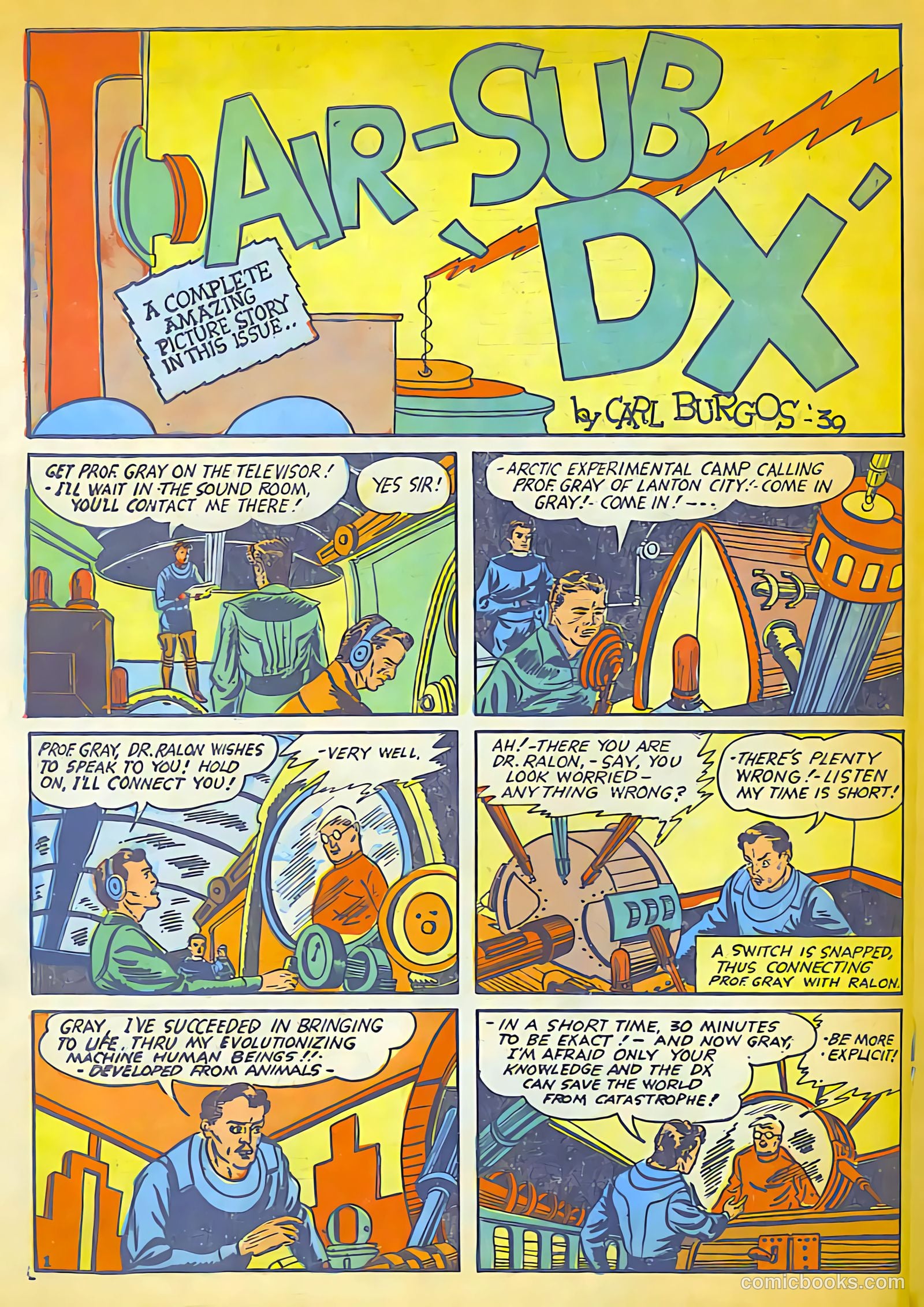 Amazing Mystery Funnies #6 — page 2 of 7
