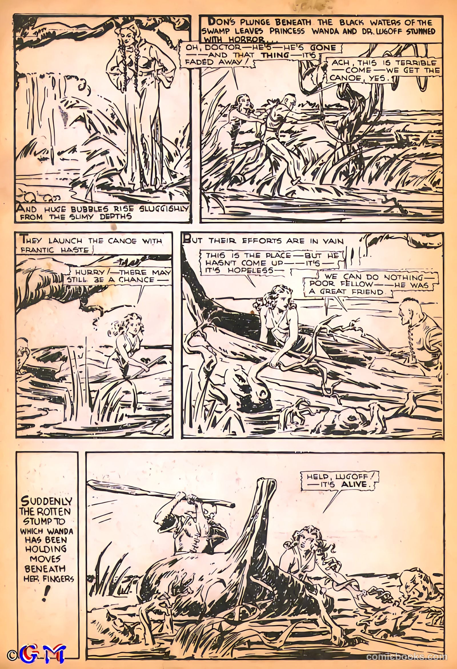 Amazing Mystery Funnies #8 — page 20 of 53