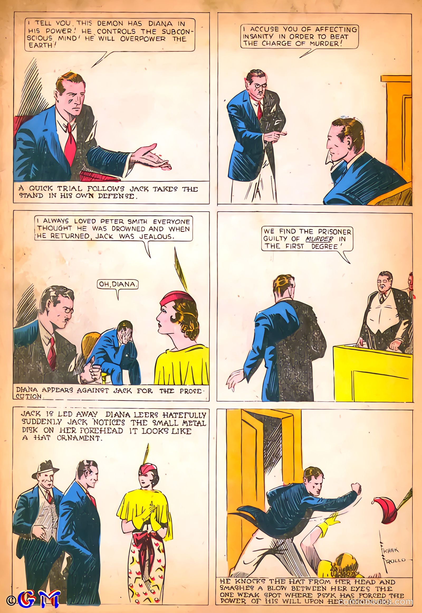 Amazing Mystery Funnies #8 — page 34 of 53