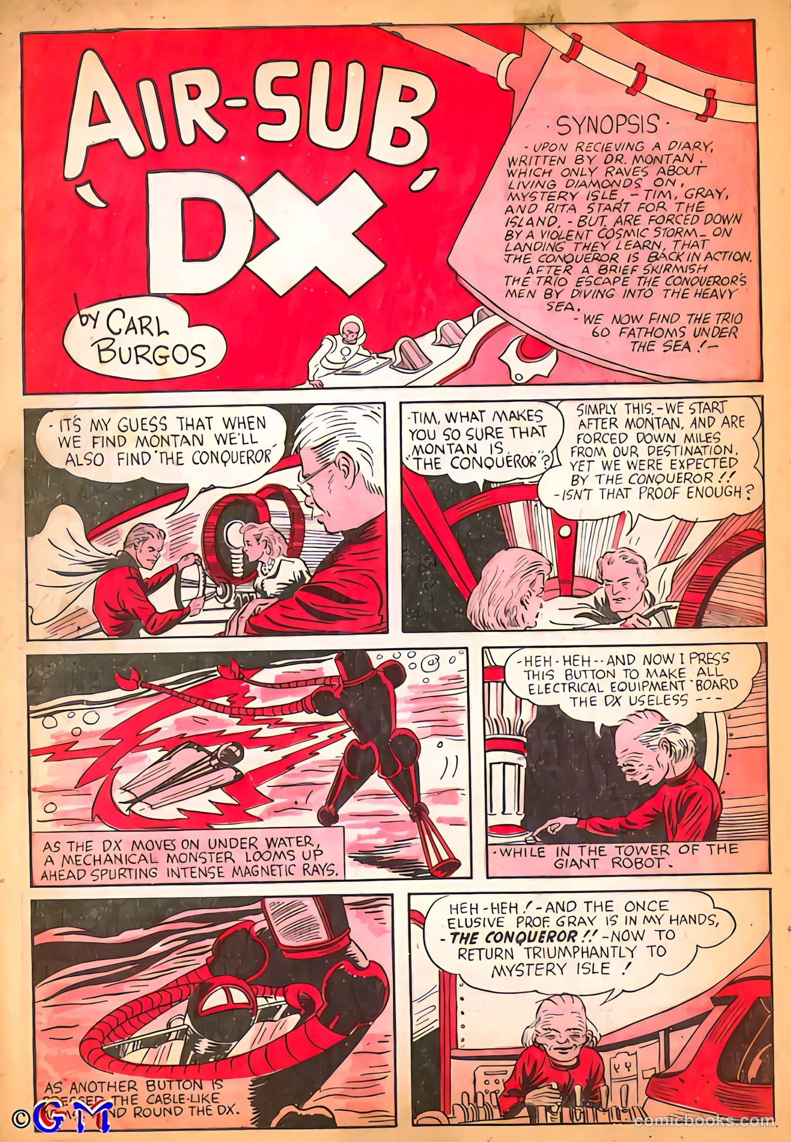 Amazing Mystery Funnies #8 — page 36 of 53