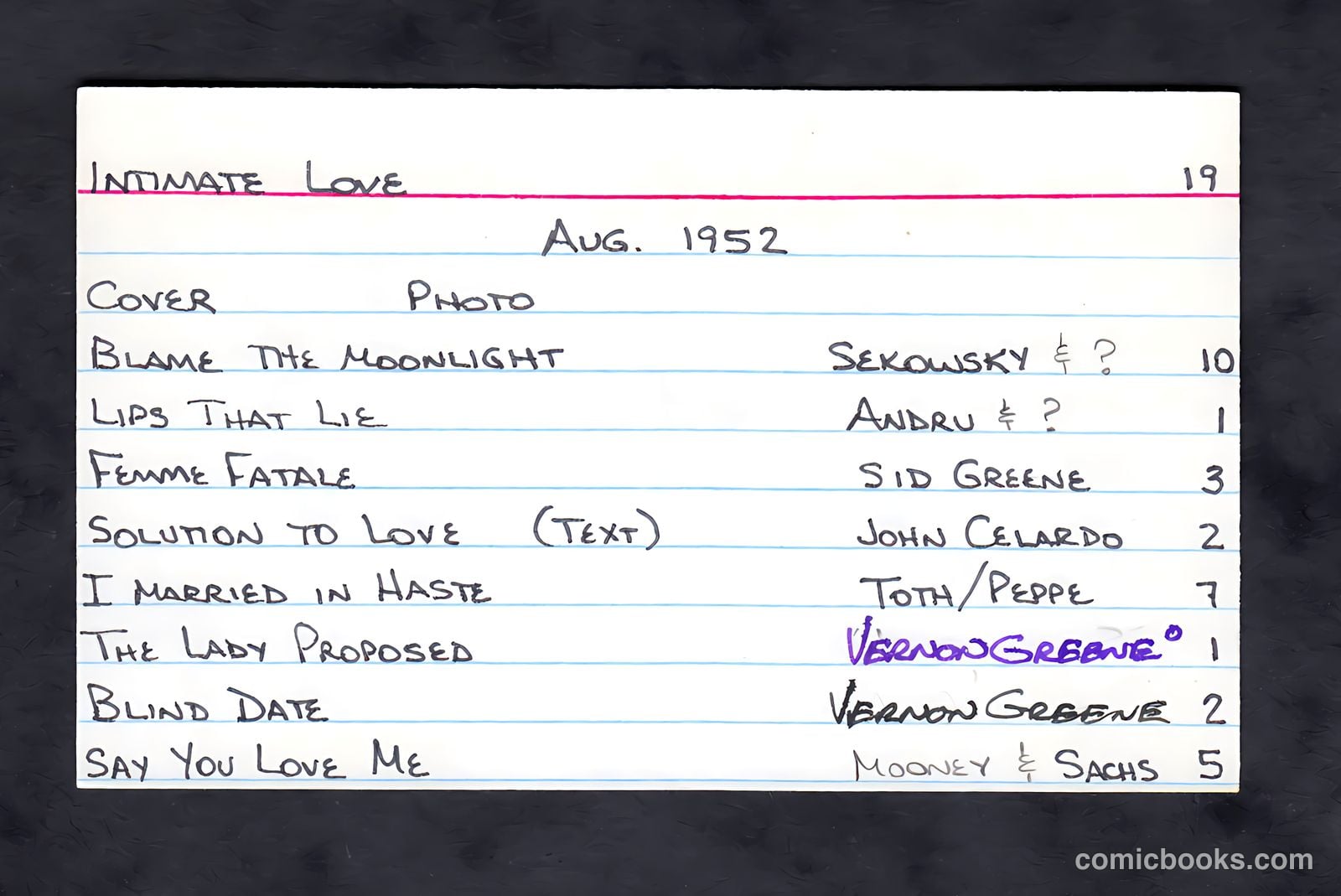 Intimate Love #19 — page 37 of 37