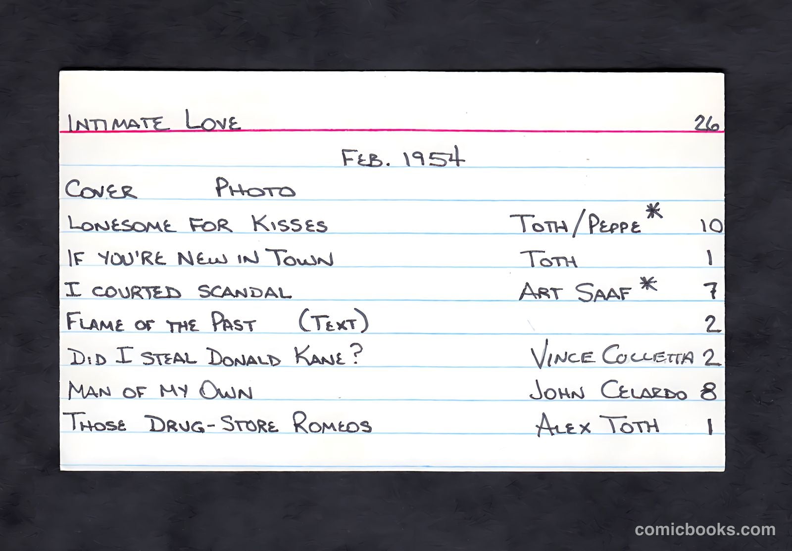 Intimate Love #26 — page 37 of 37