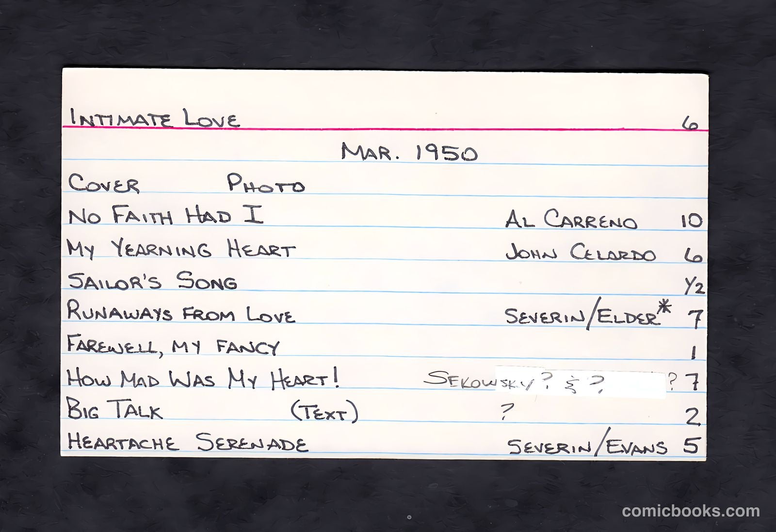 Intimate Love #6 — page 53 of 53