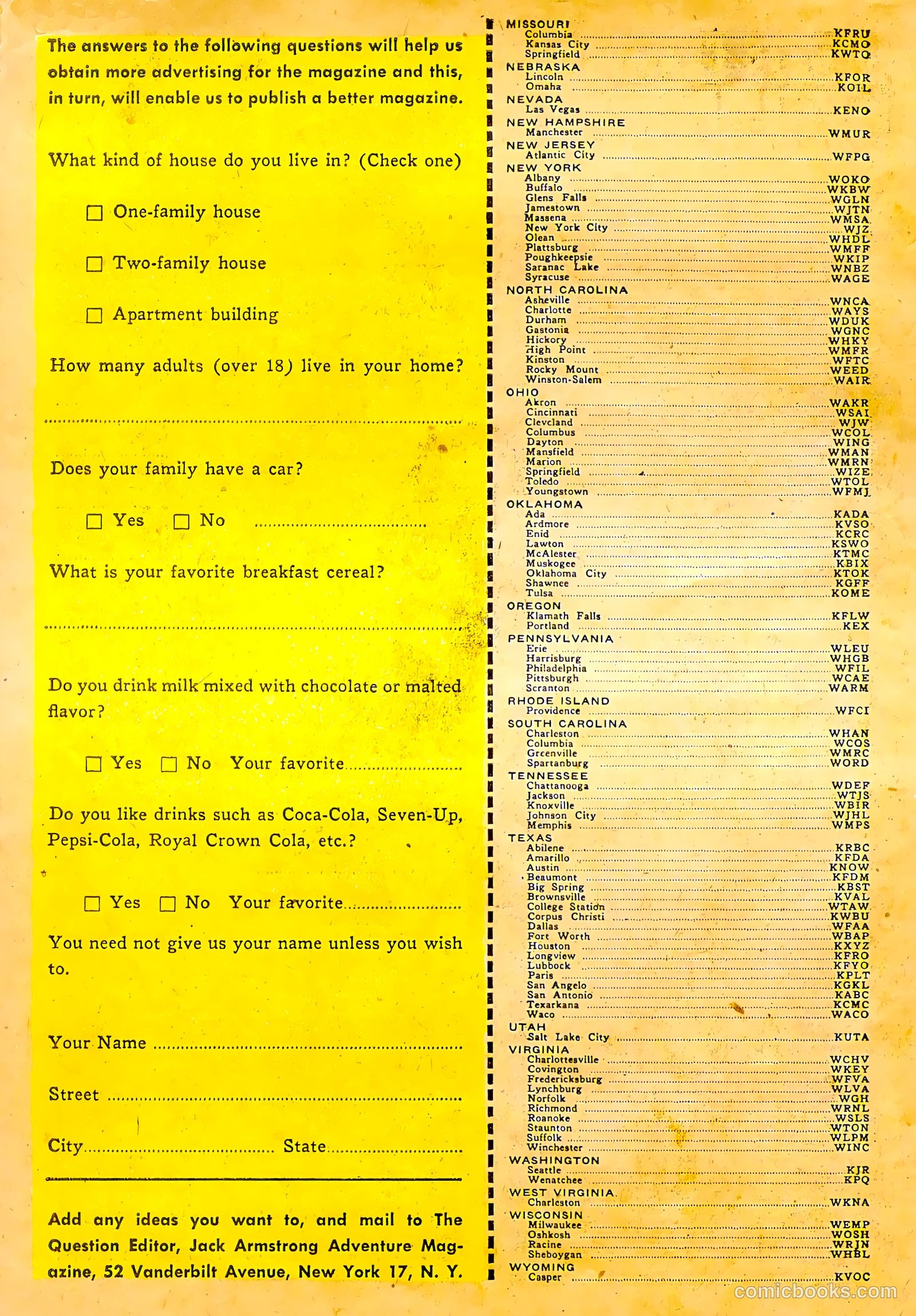 Jack Armstrong #1 — page 45 of 52