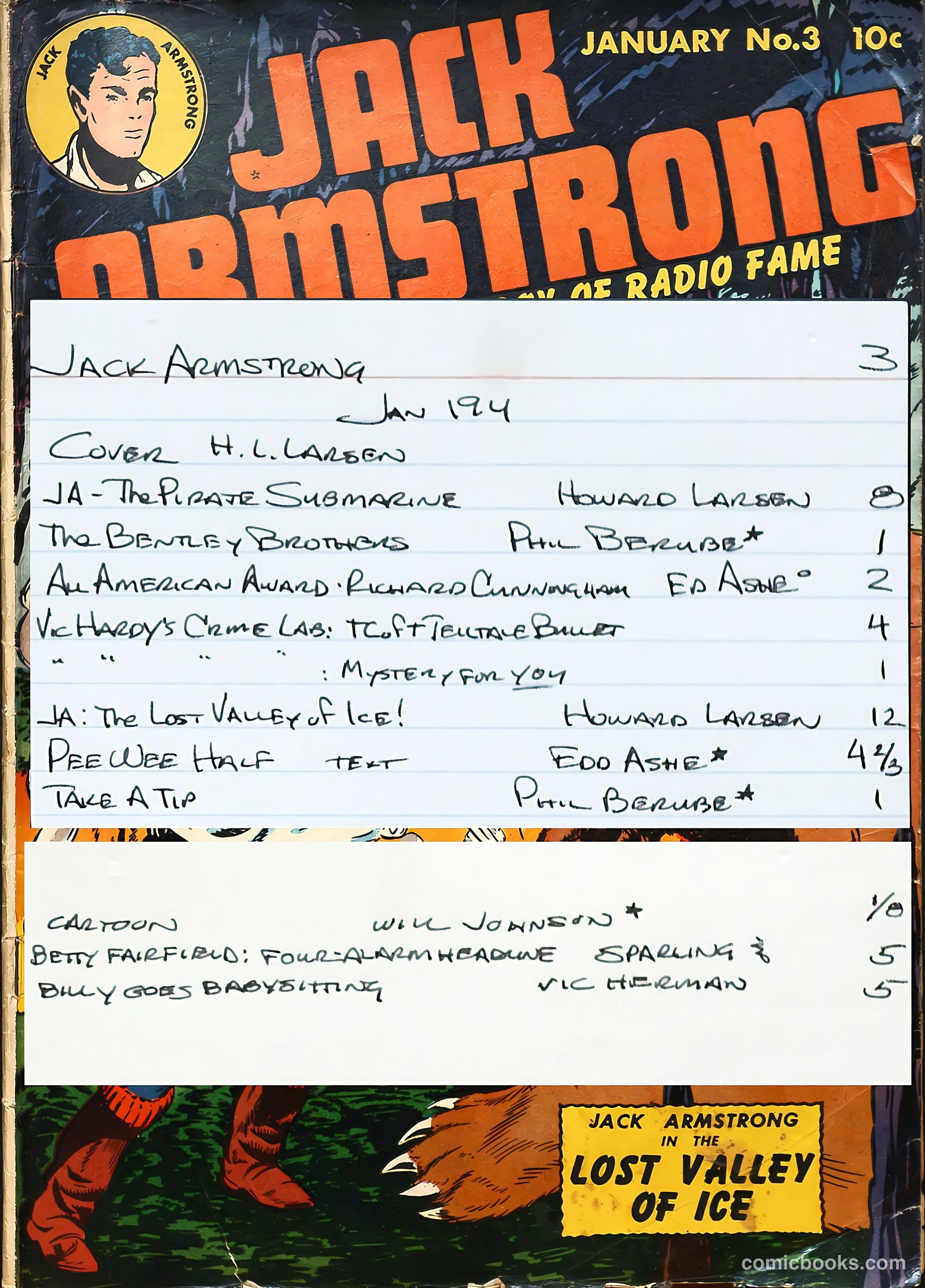 Jack Armstrong #3 — page 51 of 51