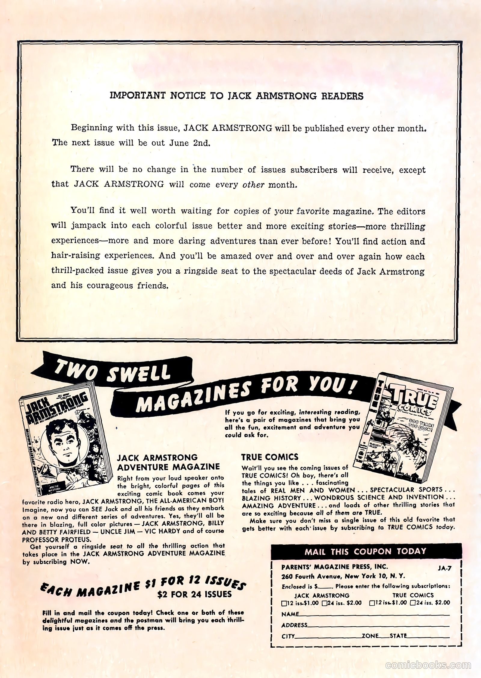 Jack Armstrong #7 — page 50 of 51