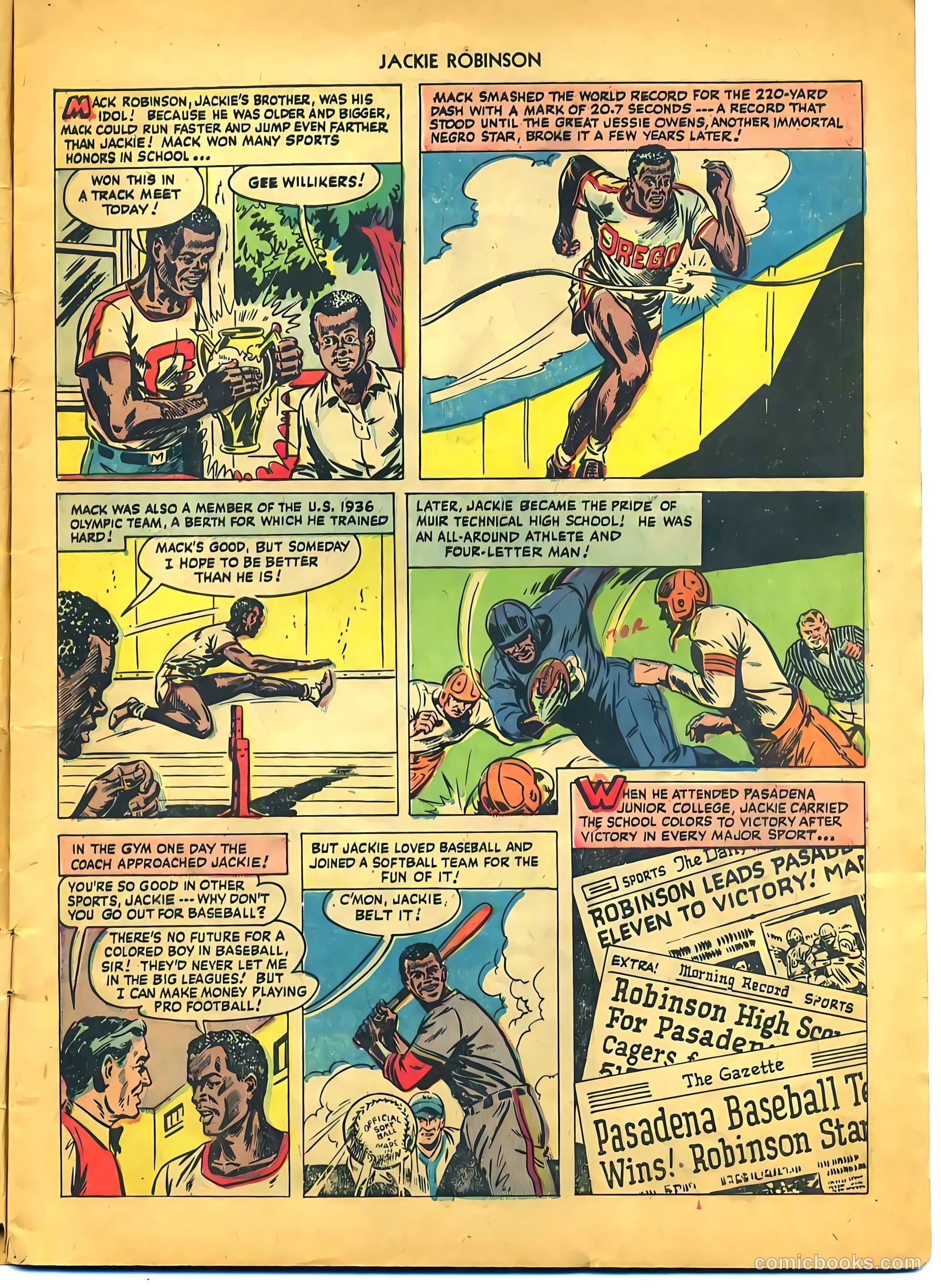Jackie Robinson #1 — page 6 of 37
