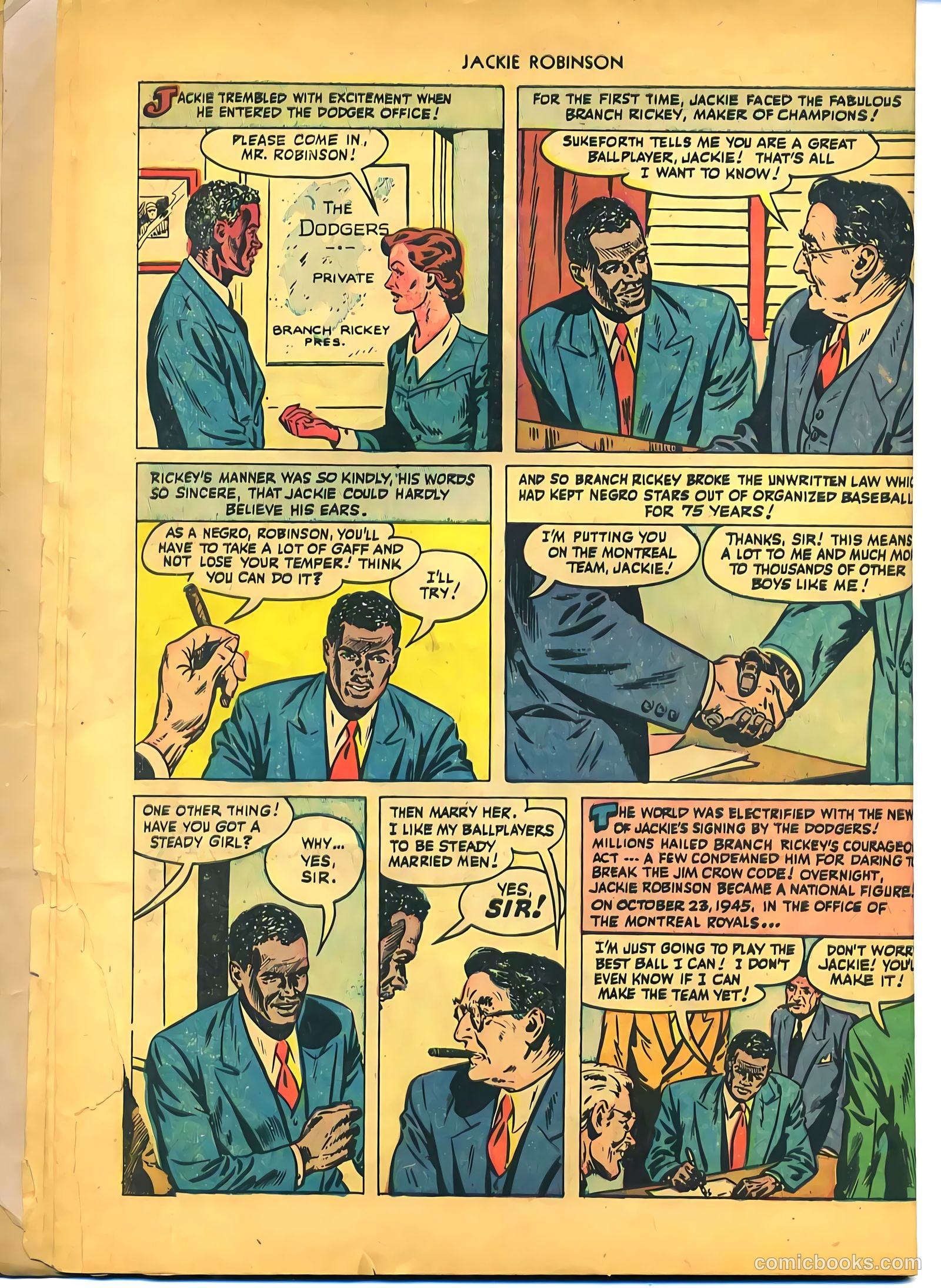 Jackie Robinson #1 — page 11 of 37