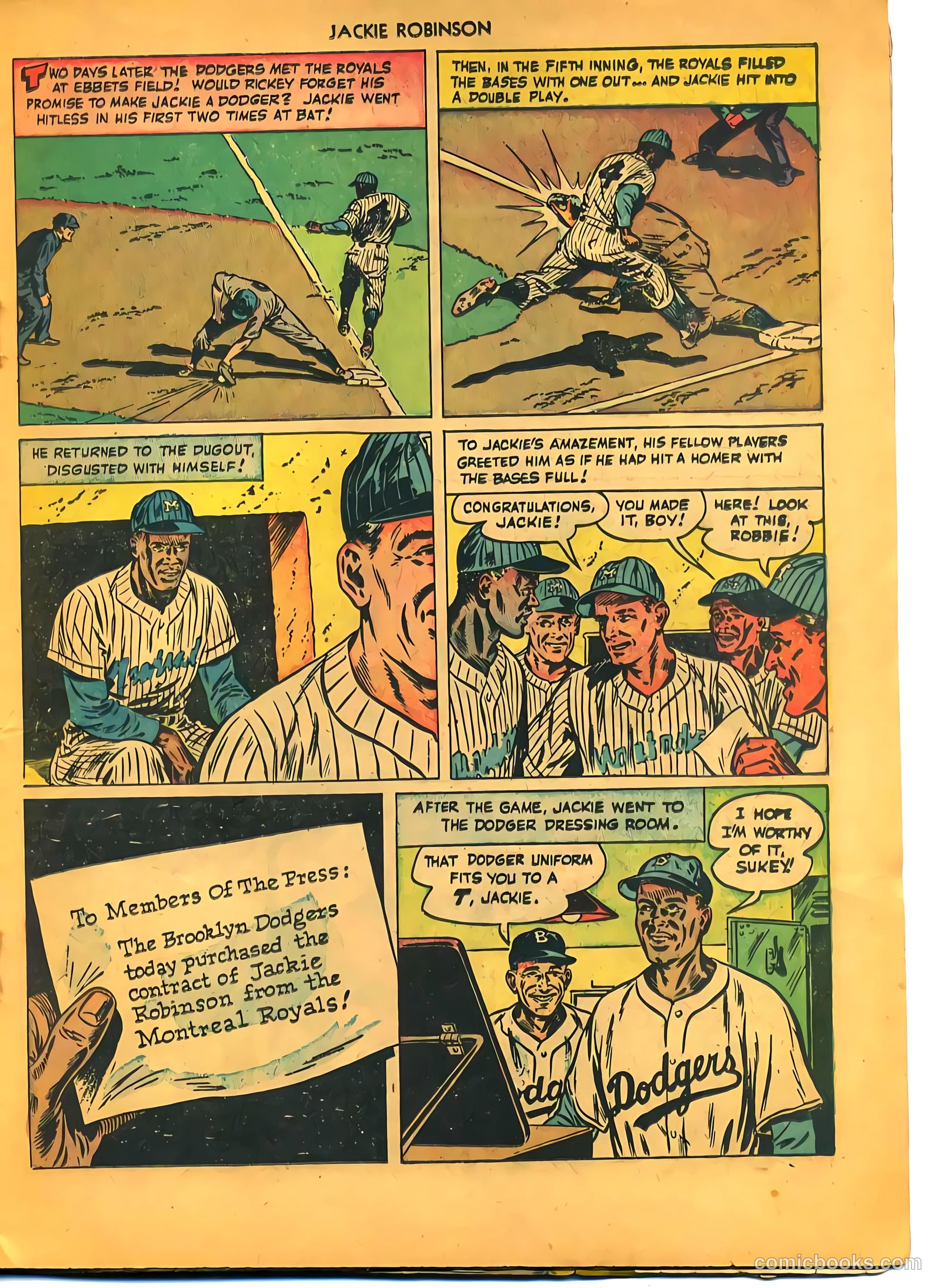 Jackie Robinson #1 — page 20 of 37