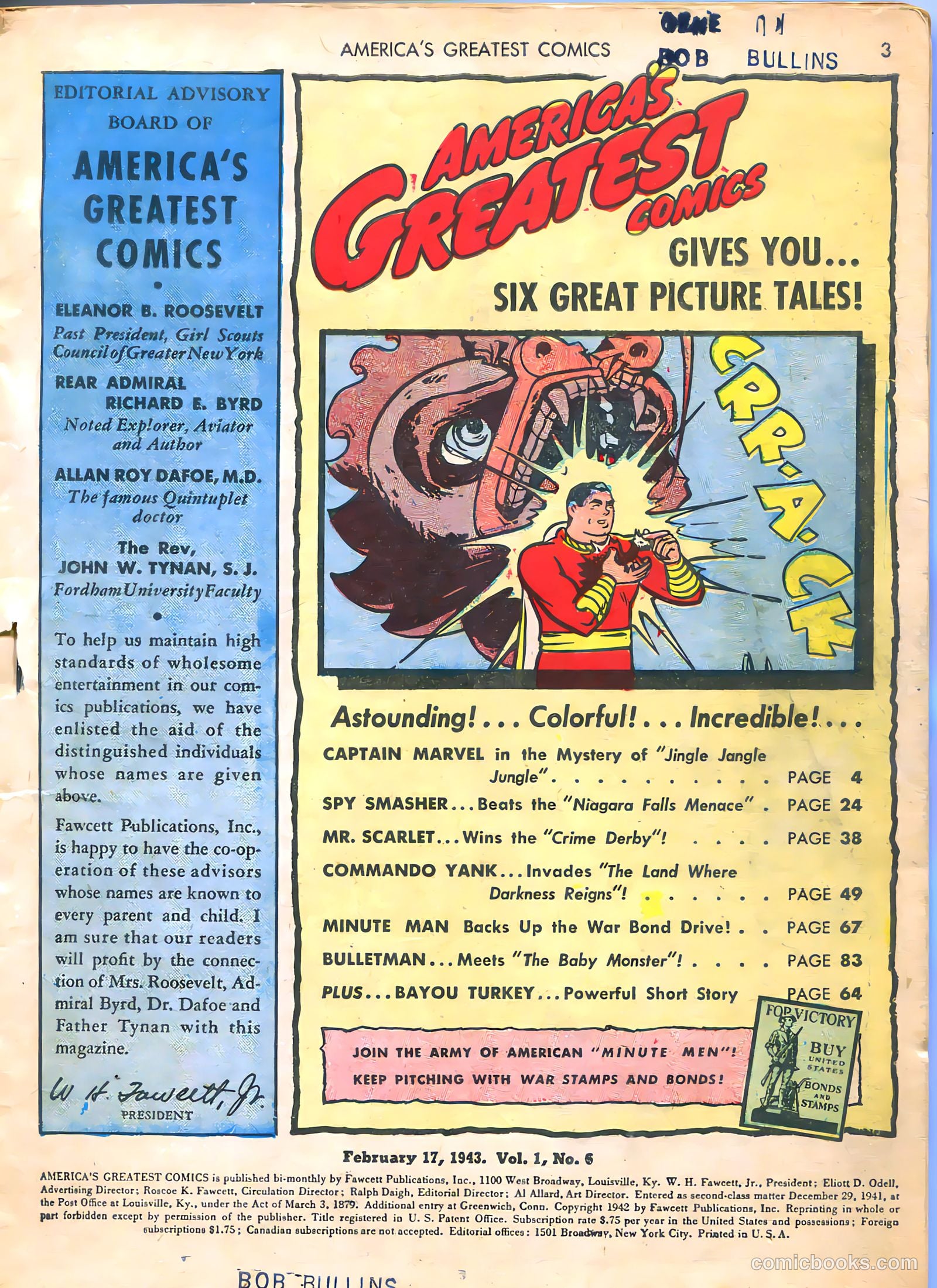 America's Greatest Comics #6 — page 3 of 100