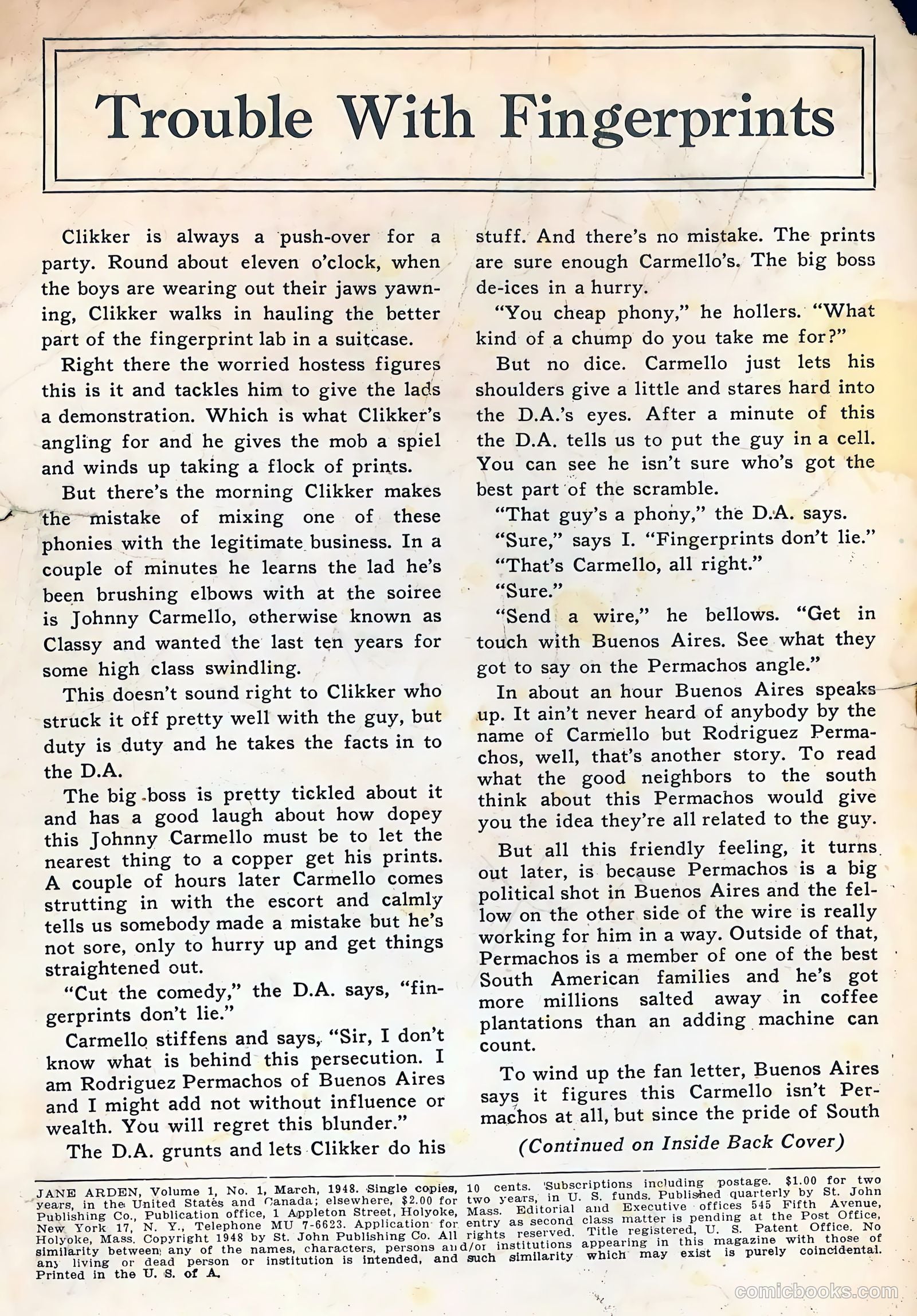 Jane Arden #1 — page 2 of 36