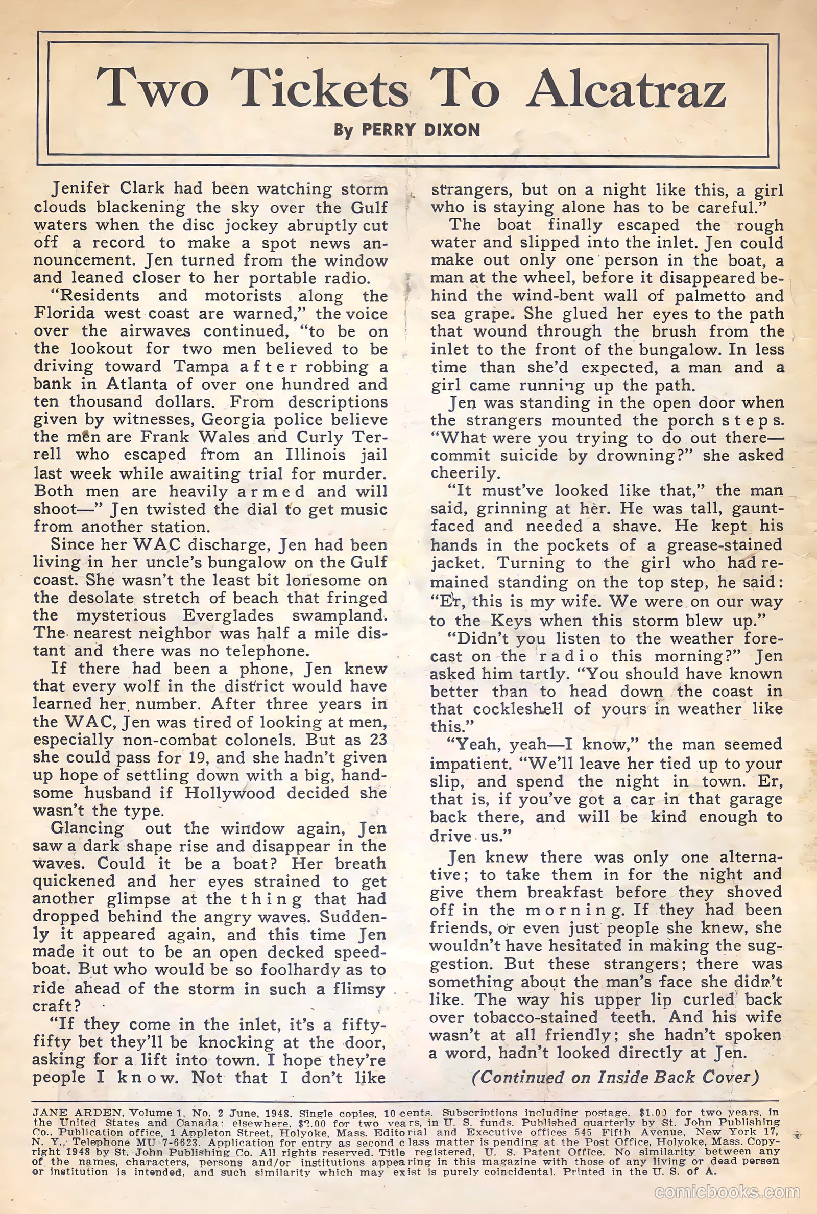 Jane Arden #2 — page 2 of 36