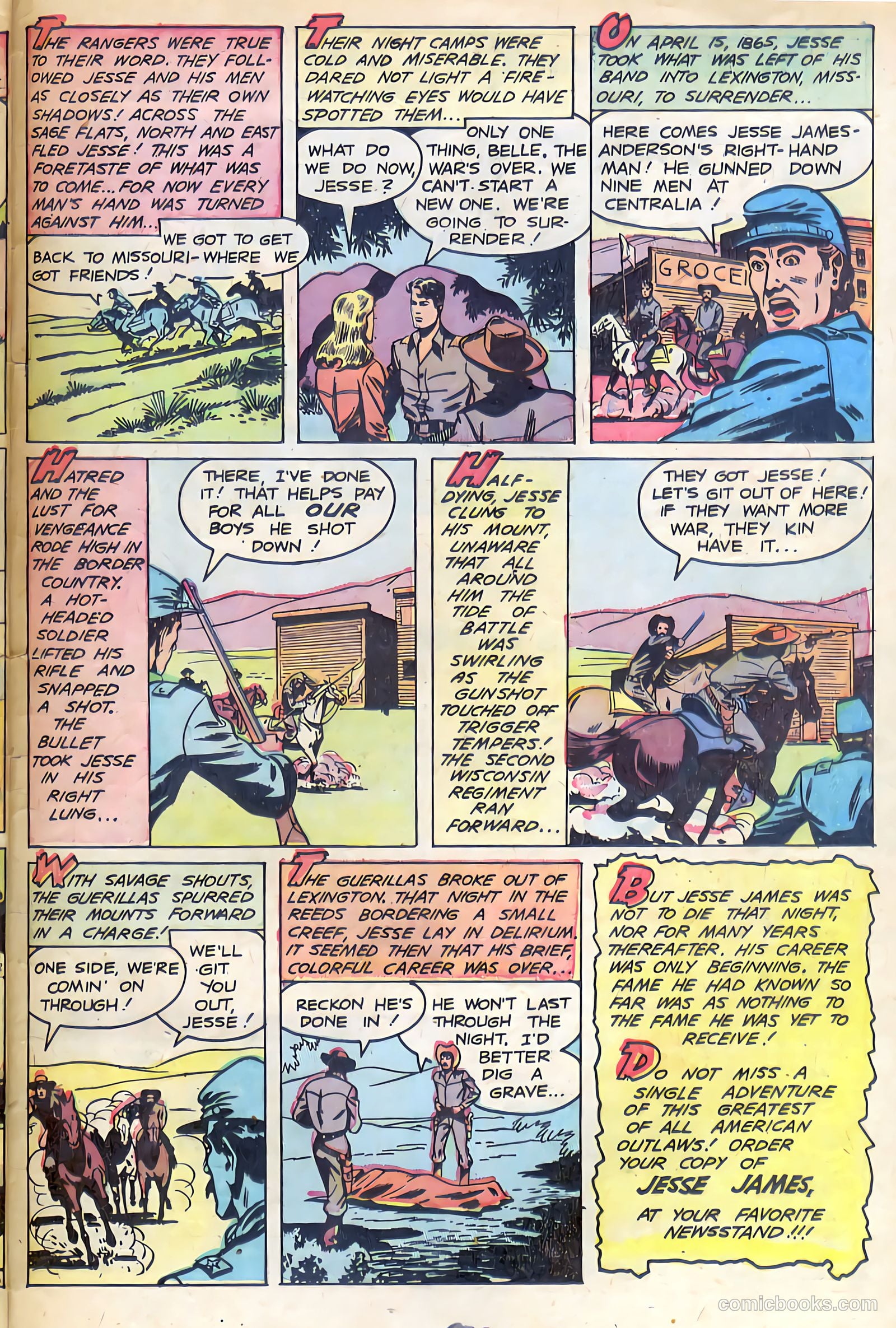 Jesse James #1 — page 33 of 36