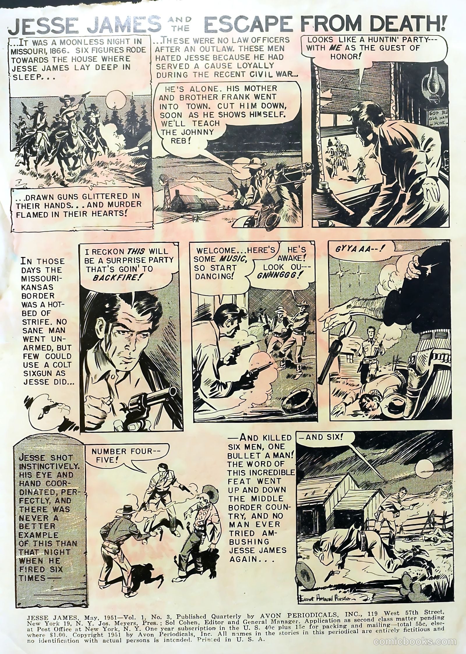 Jesse James #3 — page 2 of 36