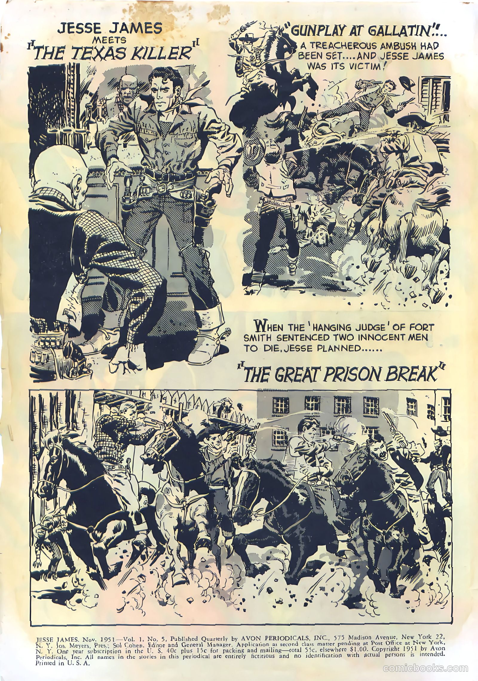 Jesse James #5 — page 2 of 36