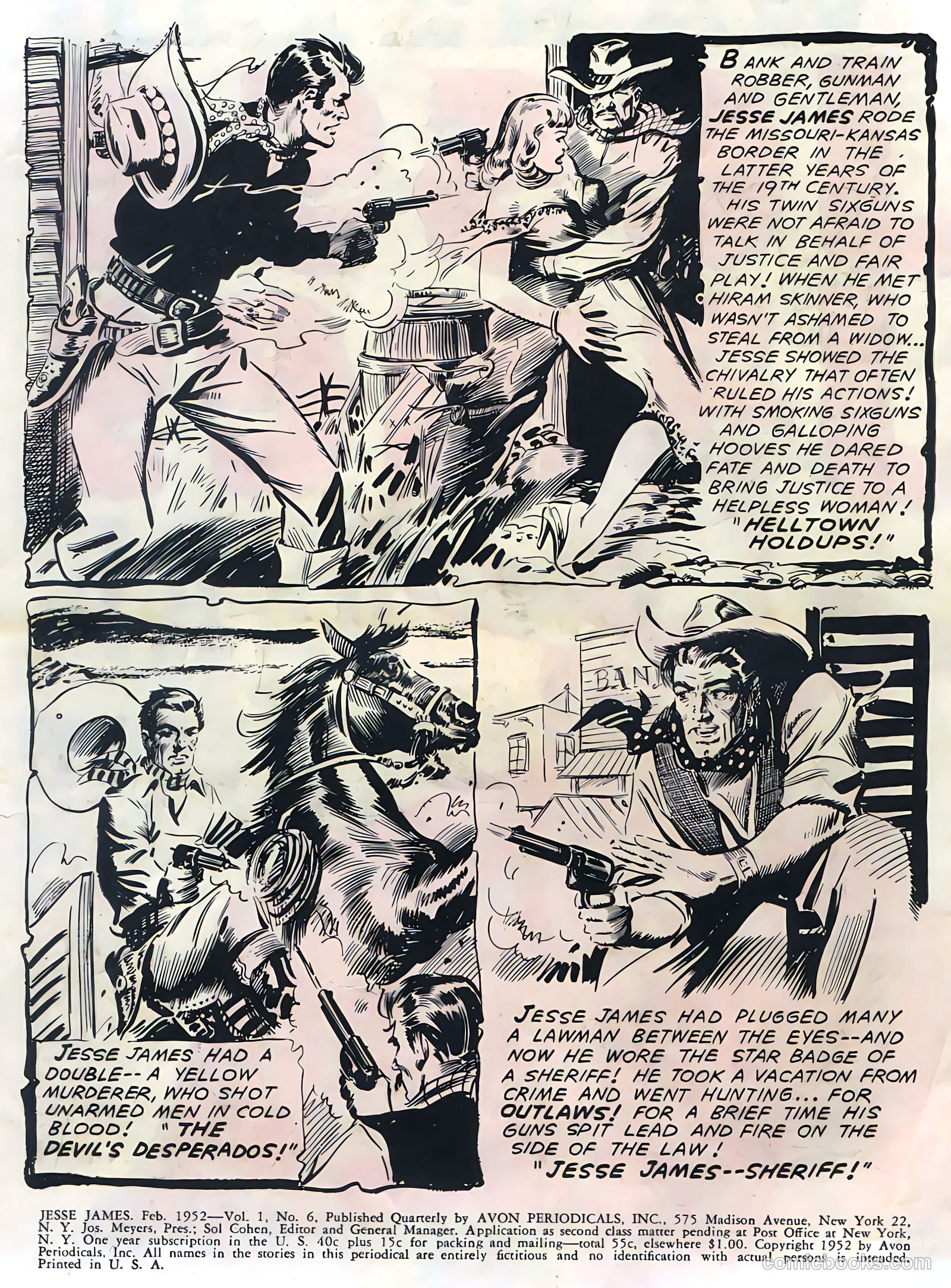Jesse James #6 — page 2 of 36