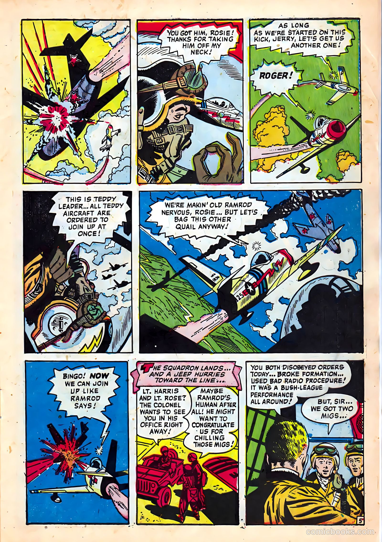 Jet Fighters #5 — page 7 of 36